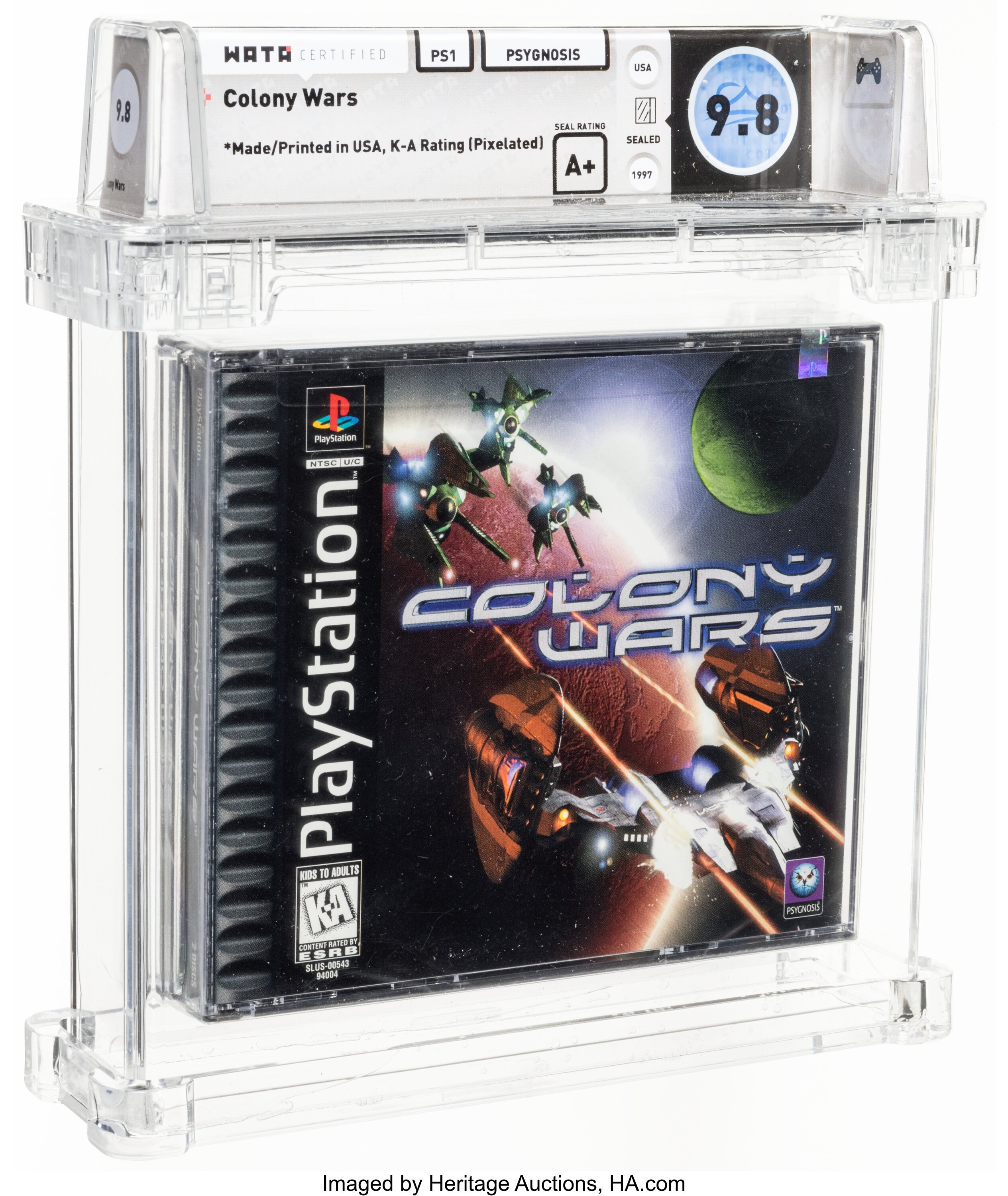 Colony Wars (PS1): PSA Pop Report & Prices