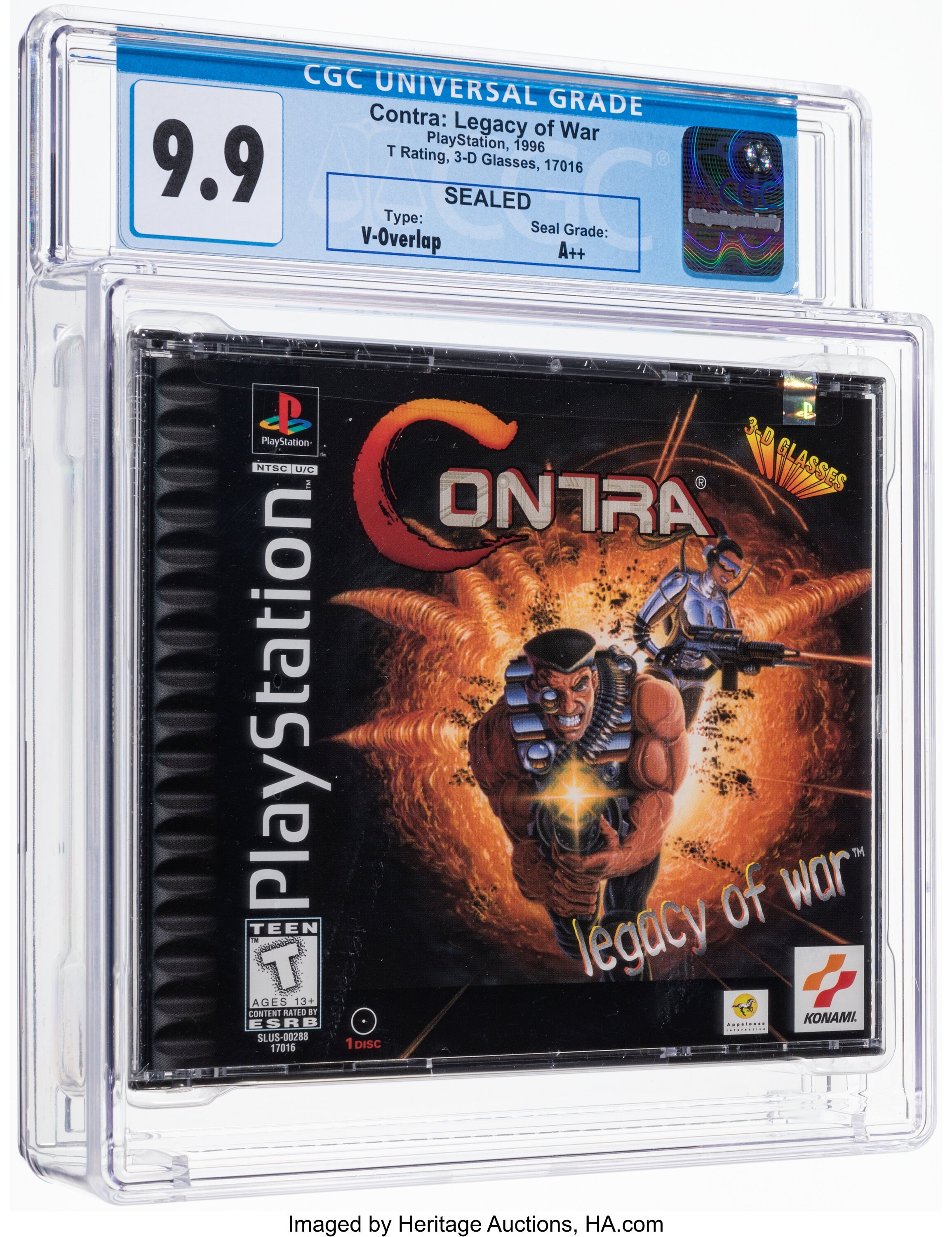Contra: Legacy of War (PS1) — PSA Pop Report & Prices