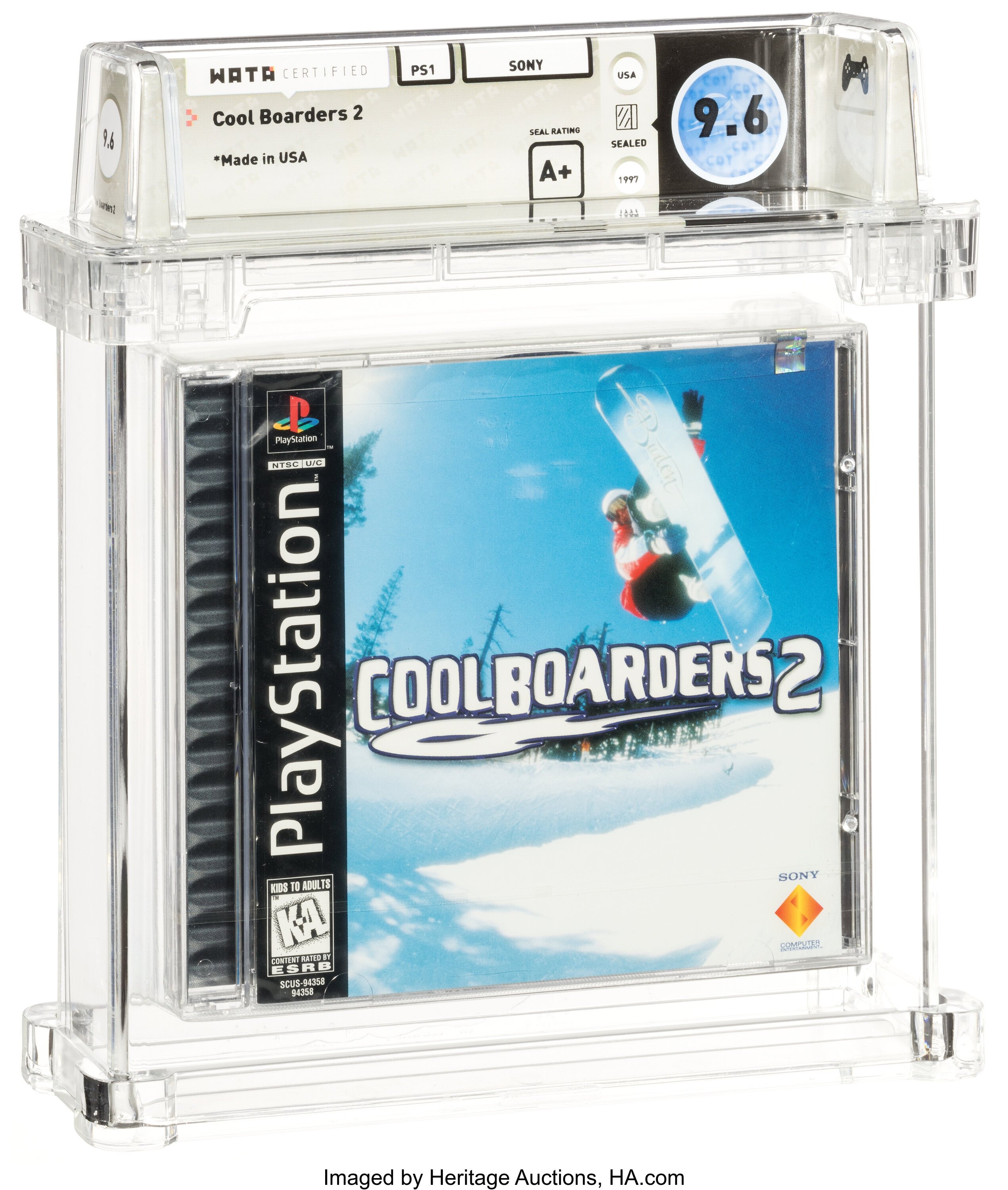 Cool Boarders 2 (PS1): PSA Pop Report & Prices