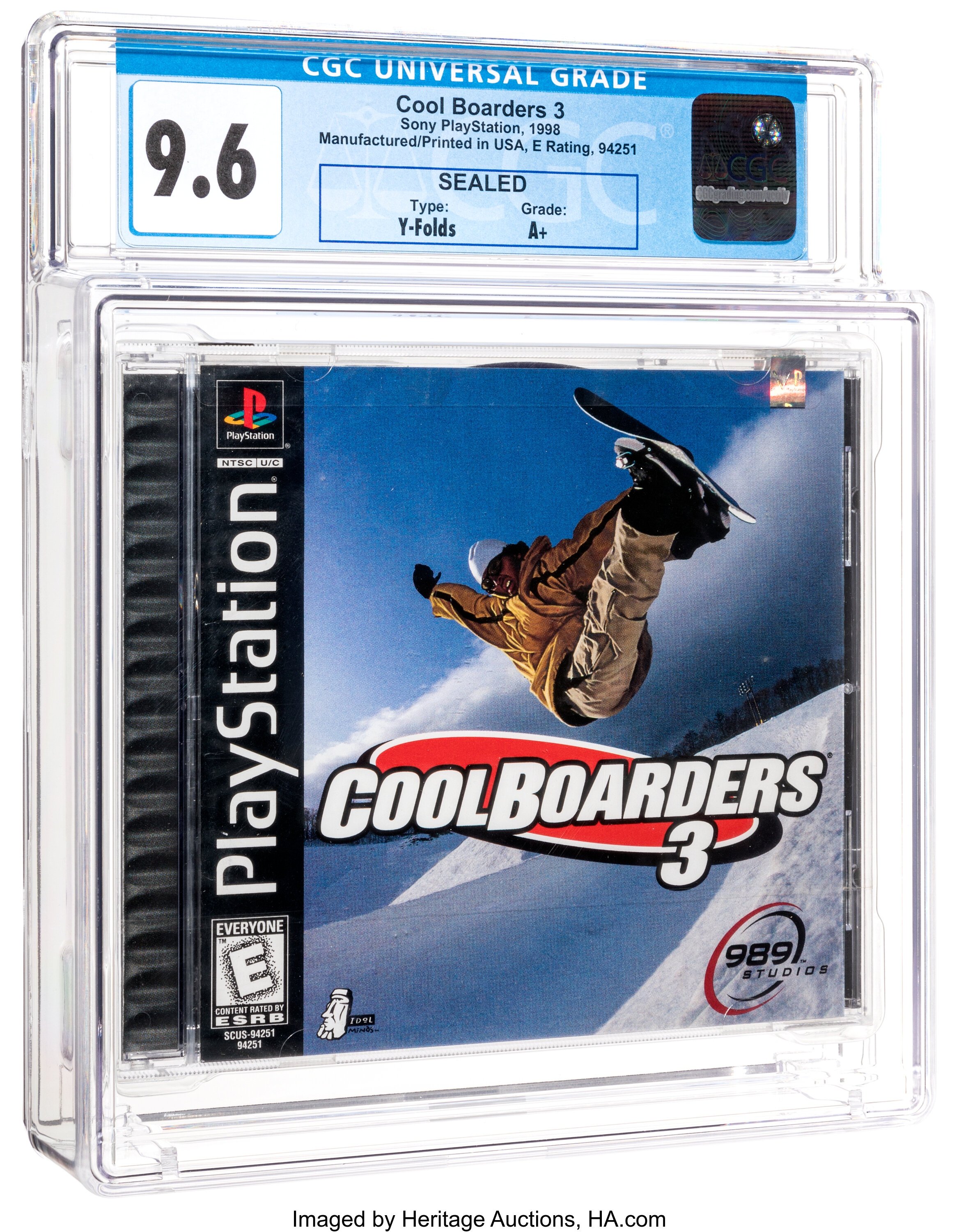 Cool Boarders 3 (PS1): PSA Pop Report & Prices