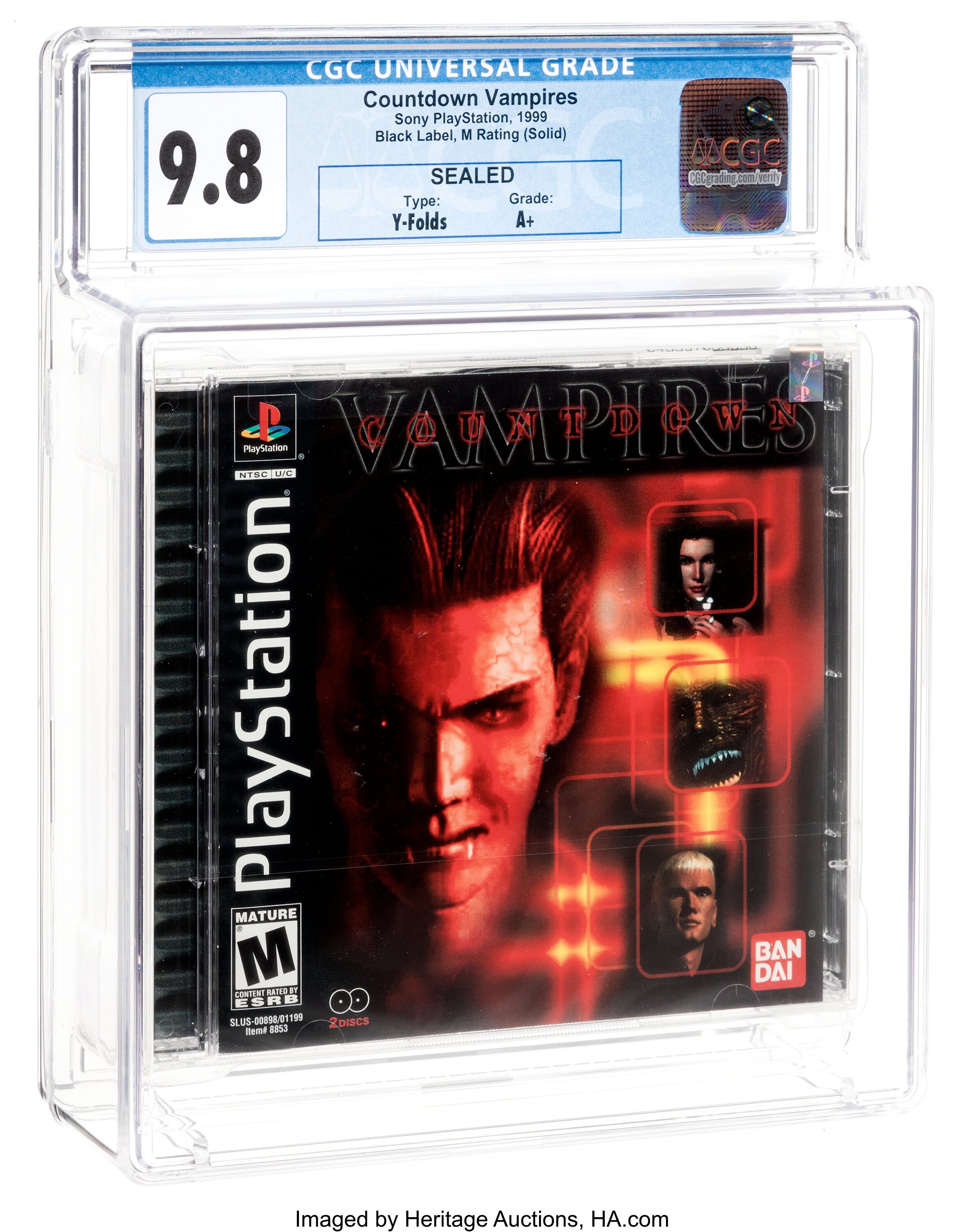 Countdown Vampires (PS1): PSA Pop Report & Prices