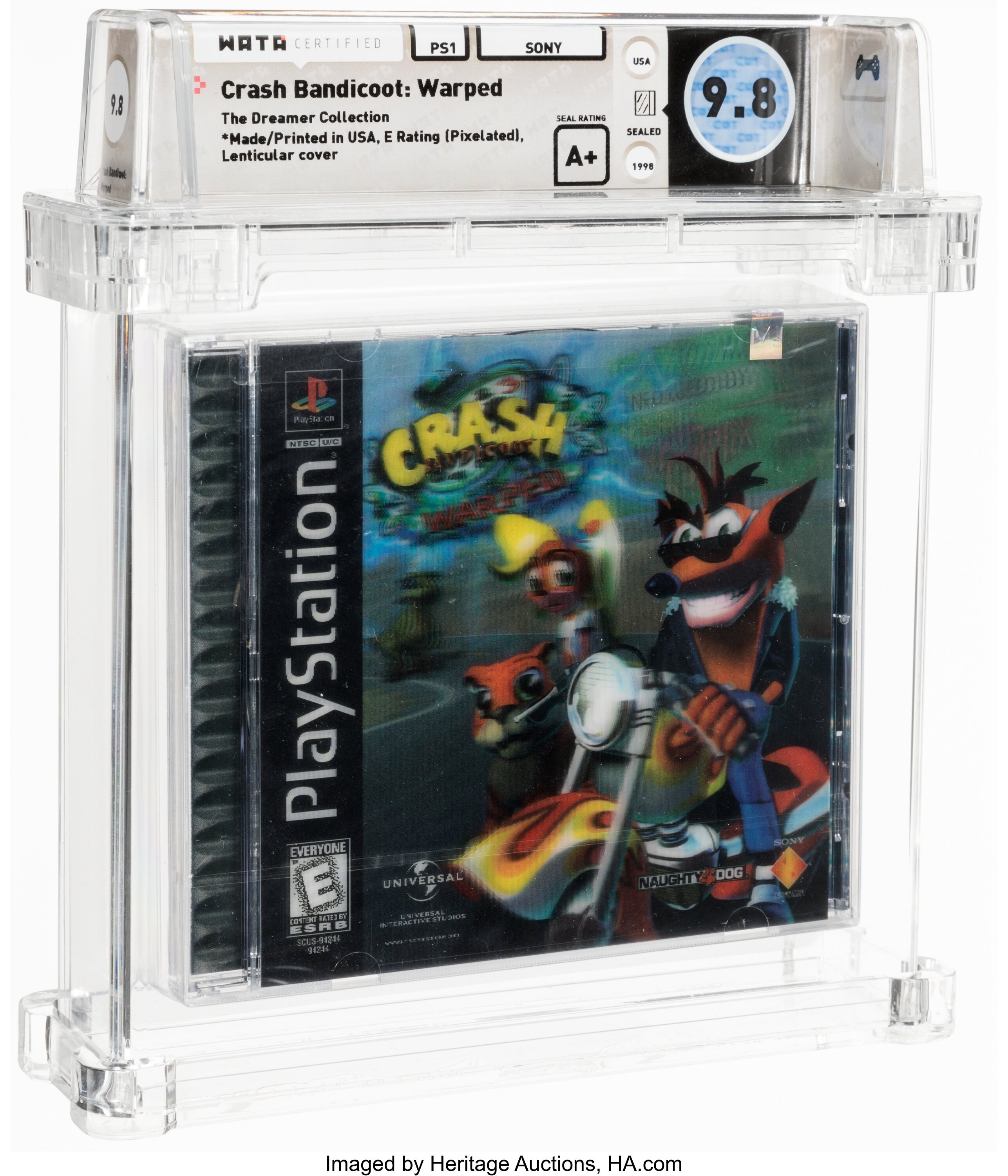 Crash Bandicoot: Warped (PS1) — PSA Pop Report & Prices