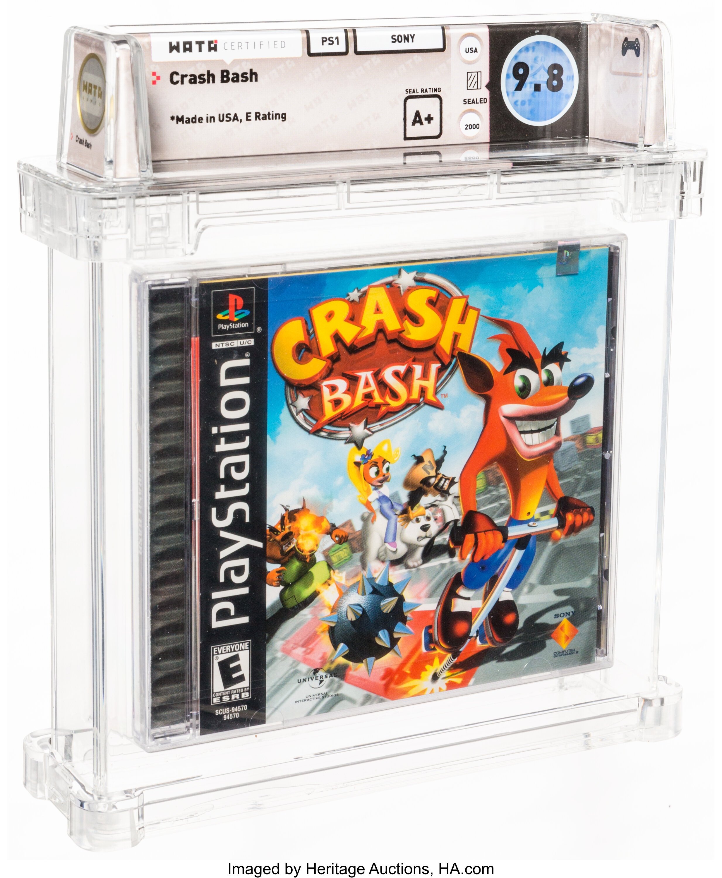 Crash Bash (PS1): PSA Pop Report & Prices