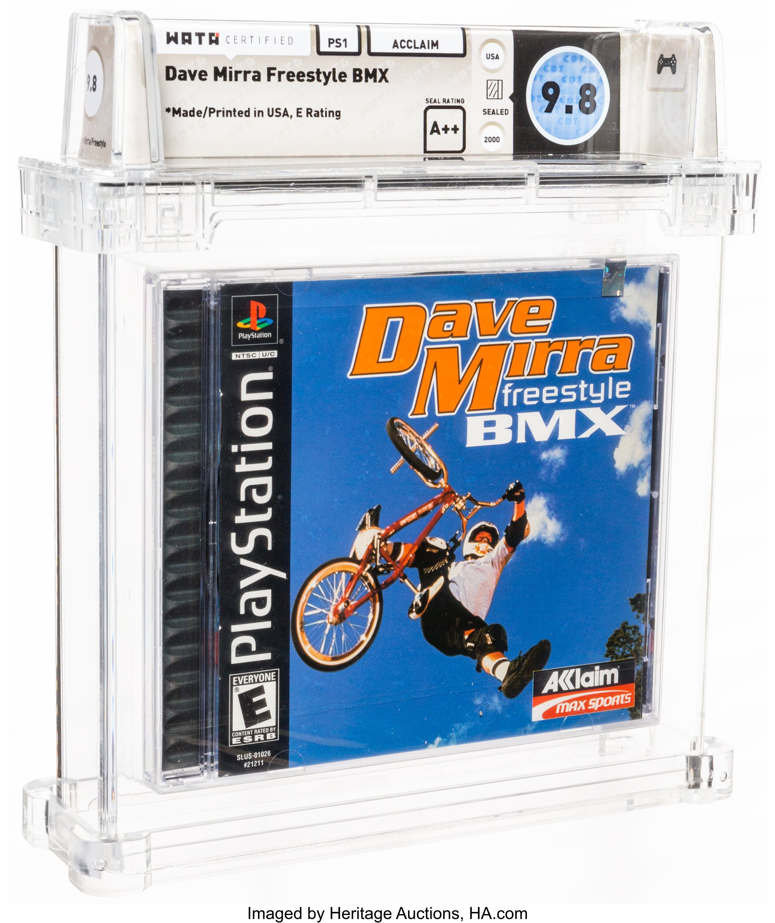 Dave Mirra Freestyle BMX (PS1): PSA Pop Report & Prices