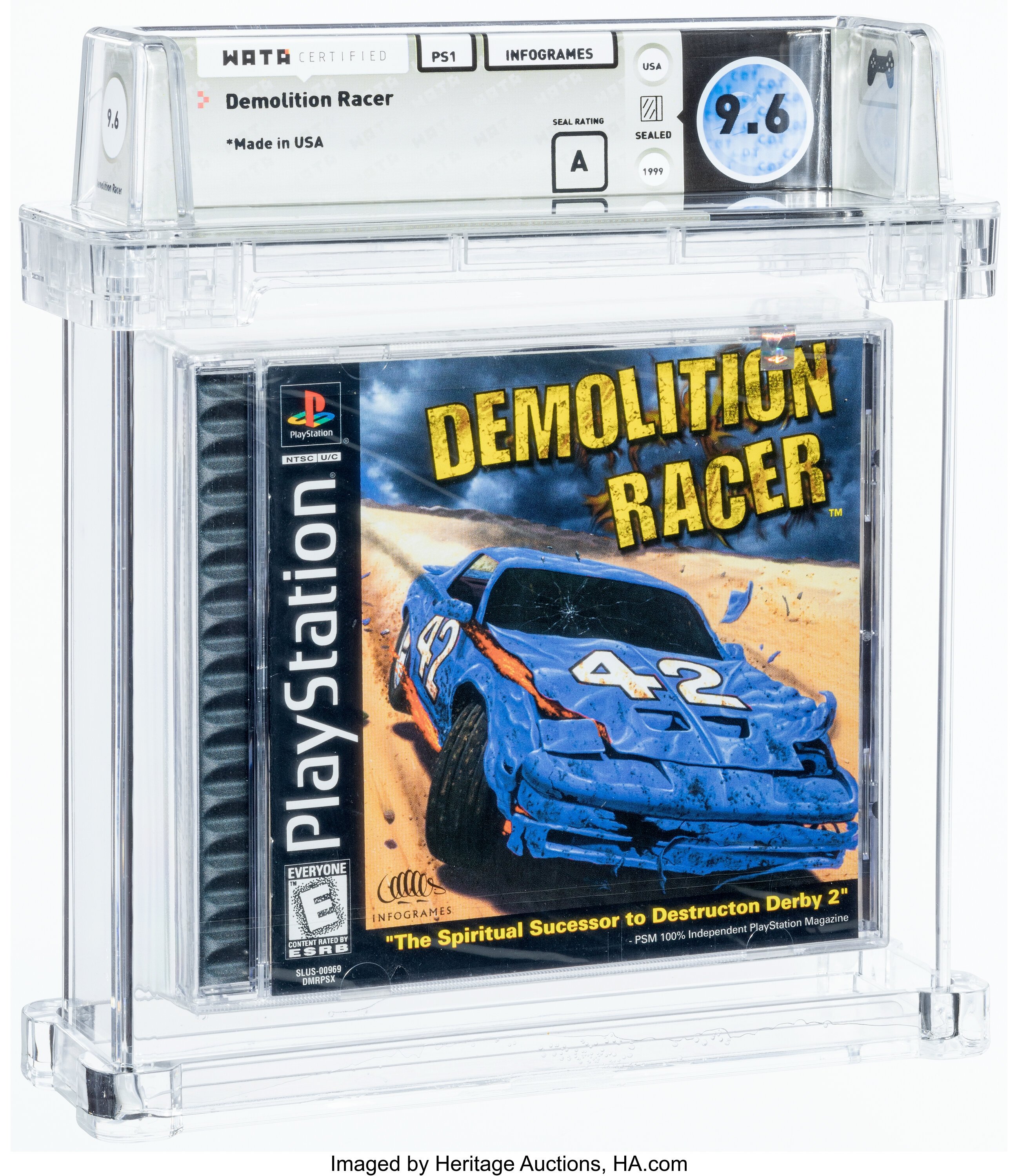 Demolition Racer (PS1): PSA Pop Report & Prices