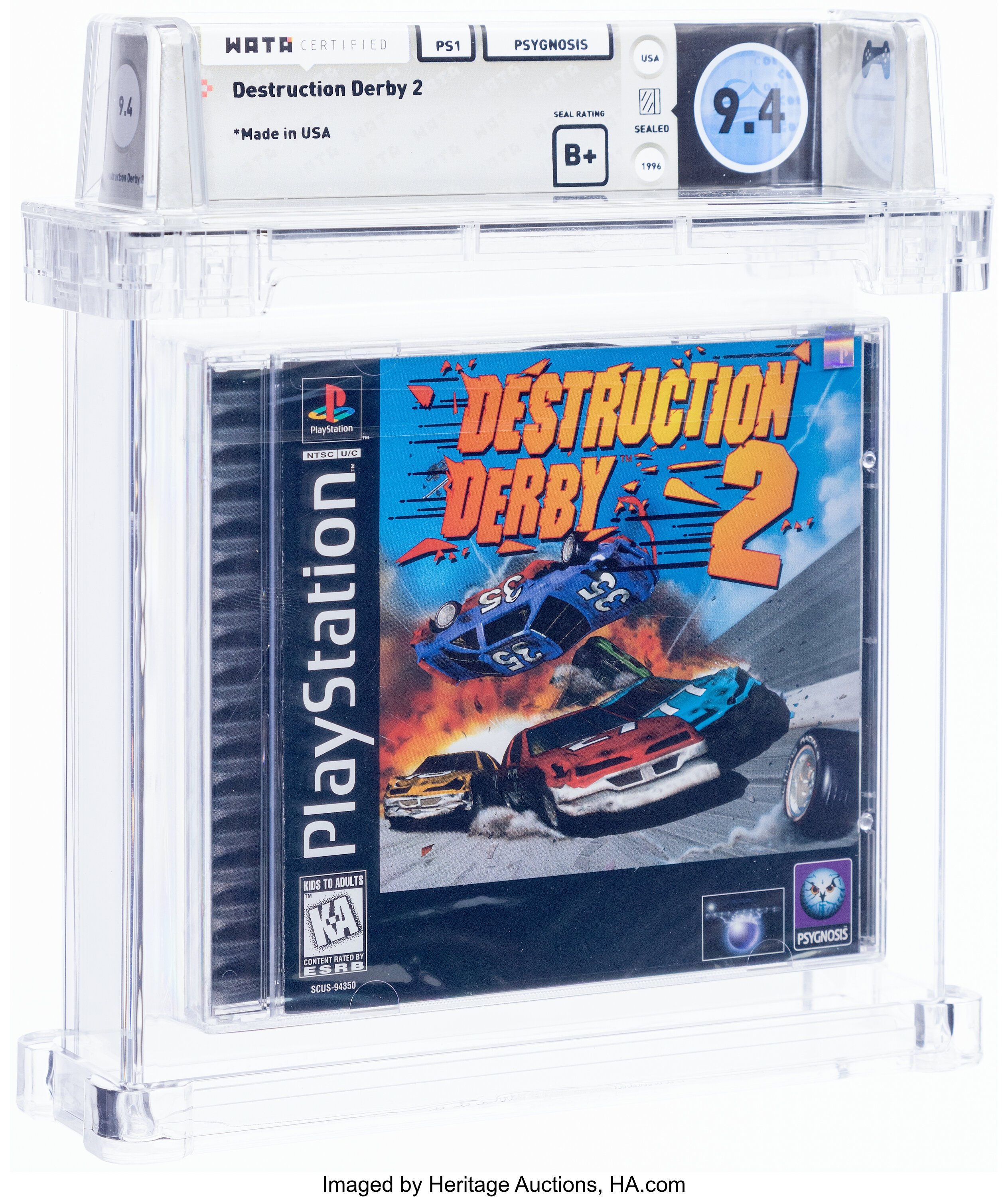 Destruction Derby 2 (PS1): PSA Pop Report & Prices