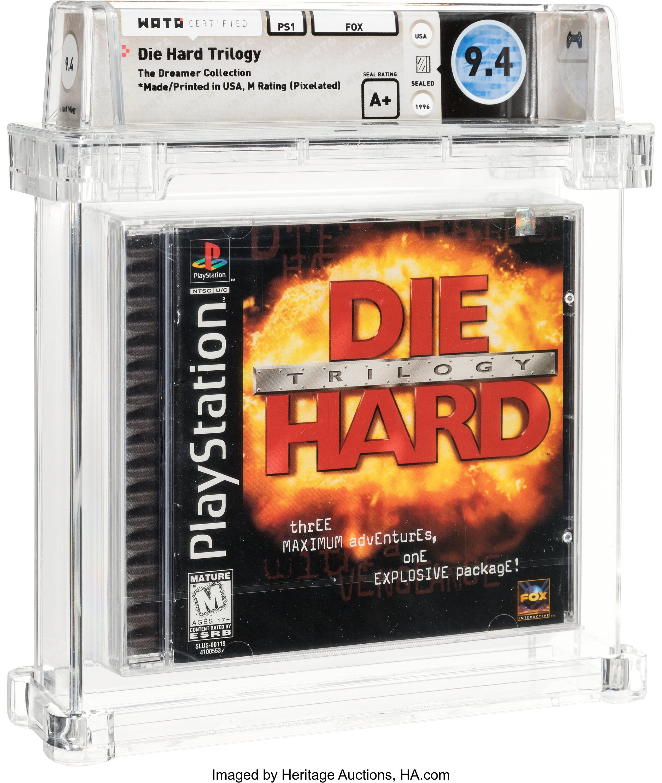 Die Hard Trilogy (PS1): PSA Pop Report & Prices