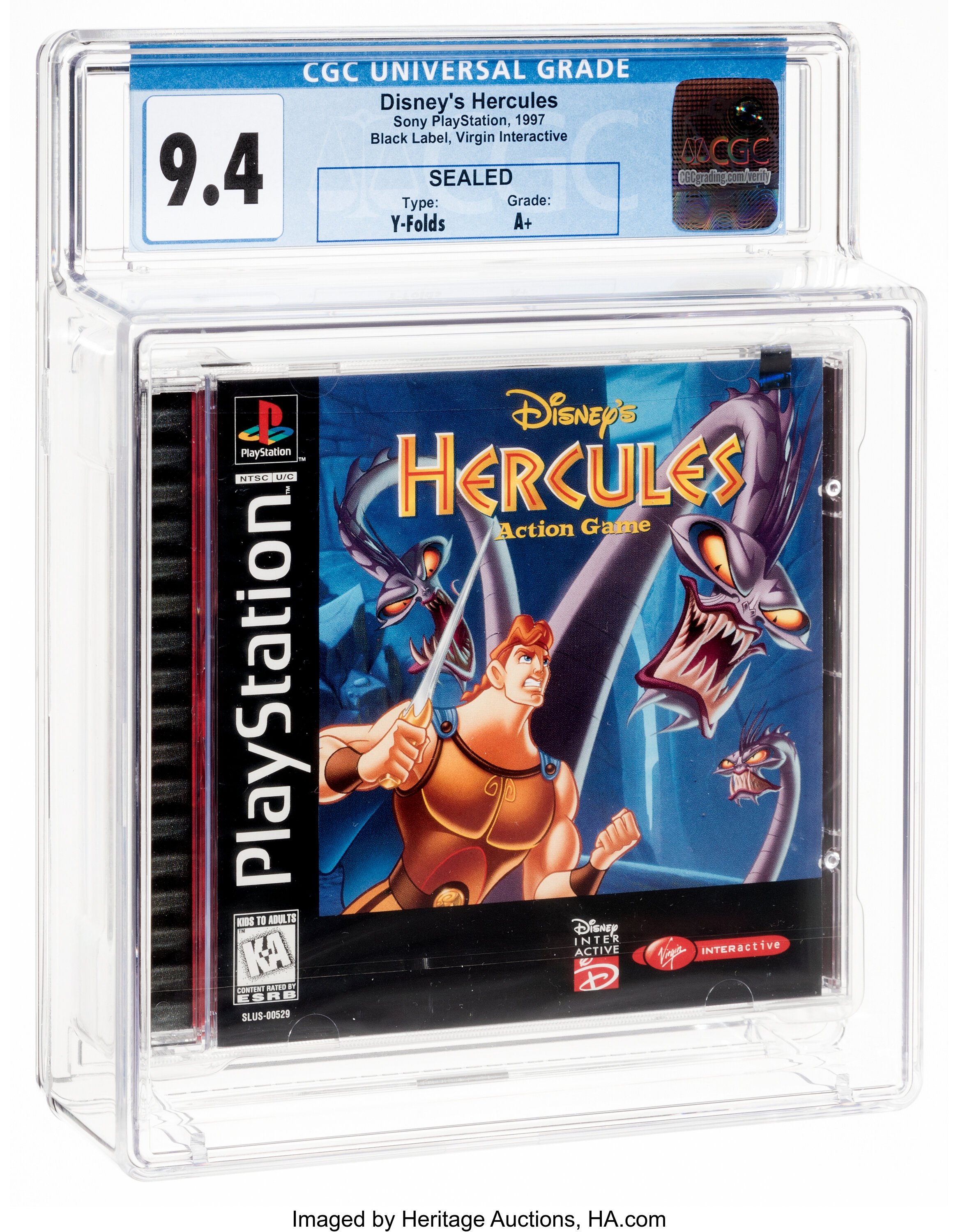 Disney's Hercules (PS1): PSA Pop Report & Prices