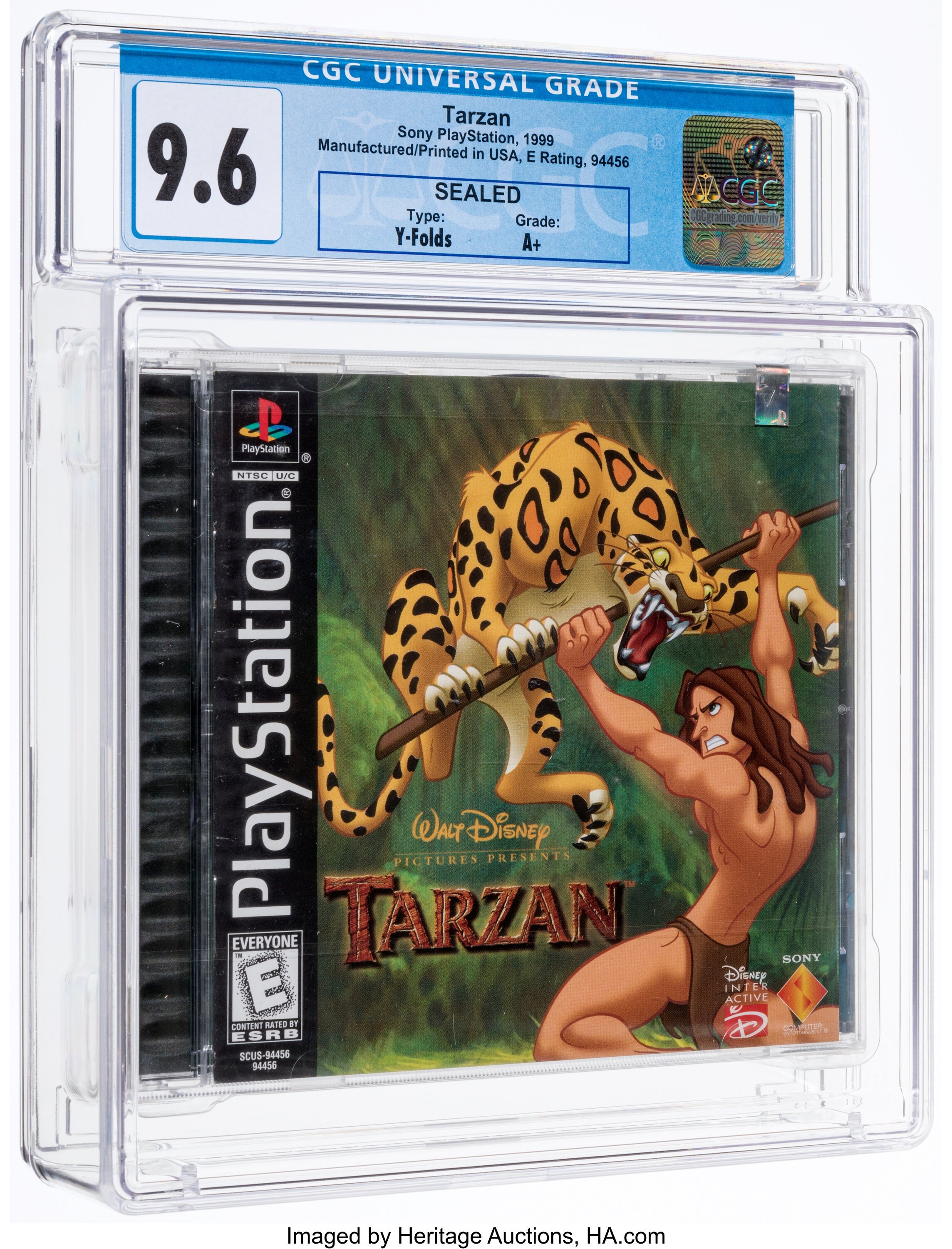 Disney's Tarzan (PS1): PSA Pop Report & Prices
