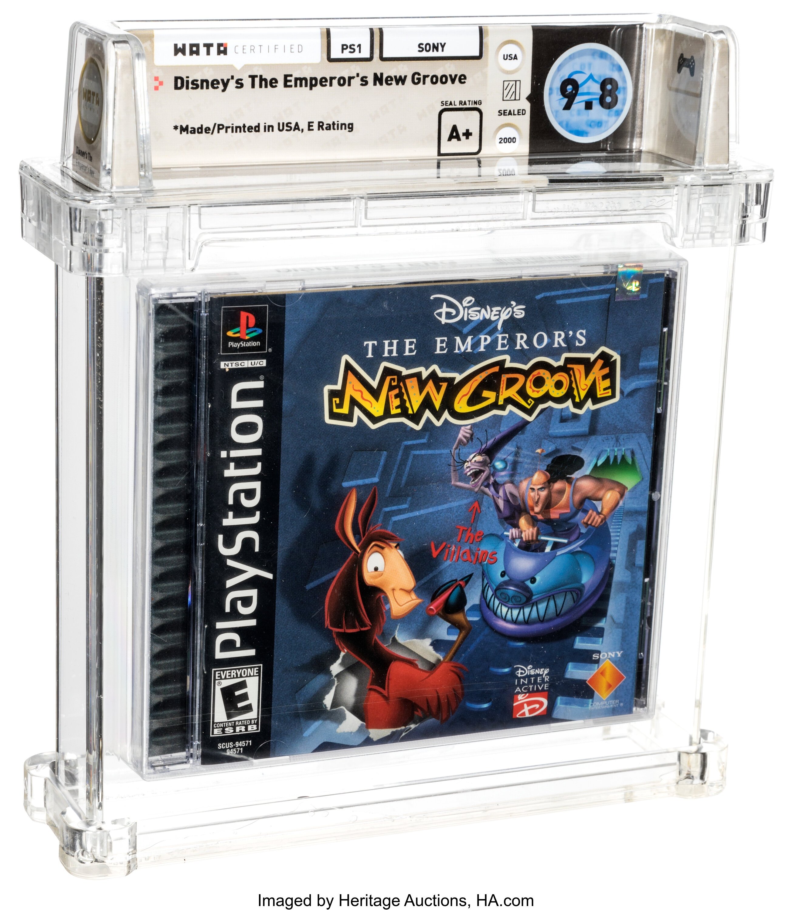 Disney's The Emperor's New Groove (PS1): PSA Pop & Prices