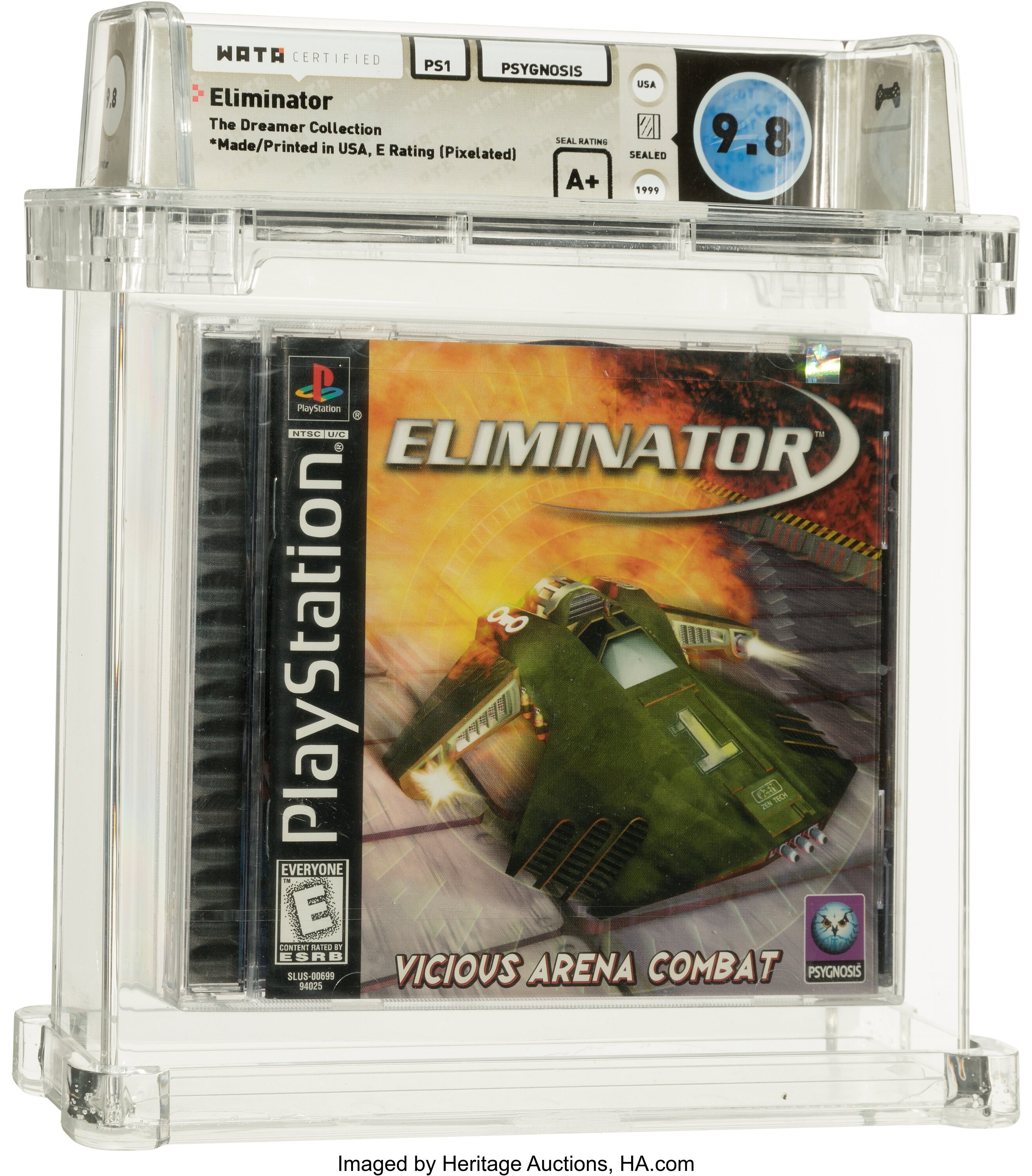 Eliminator (PS1): PSA Pop Report & Prices
