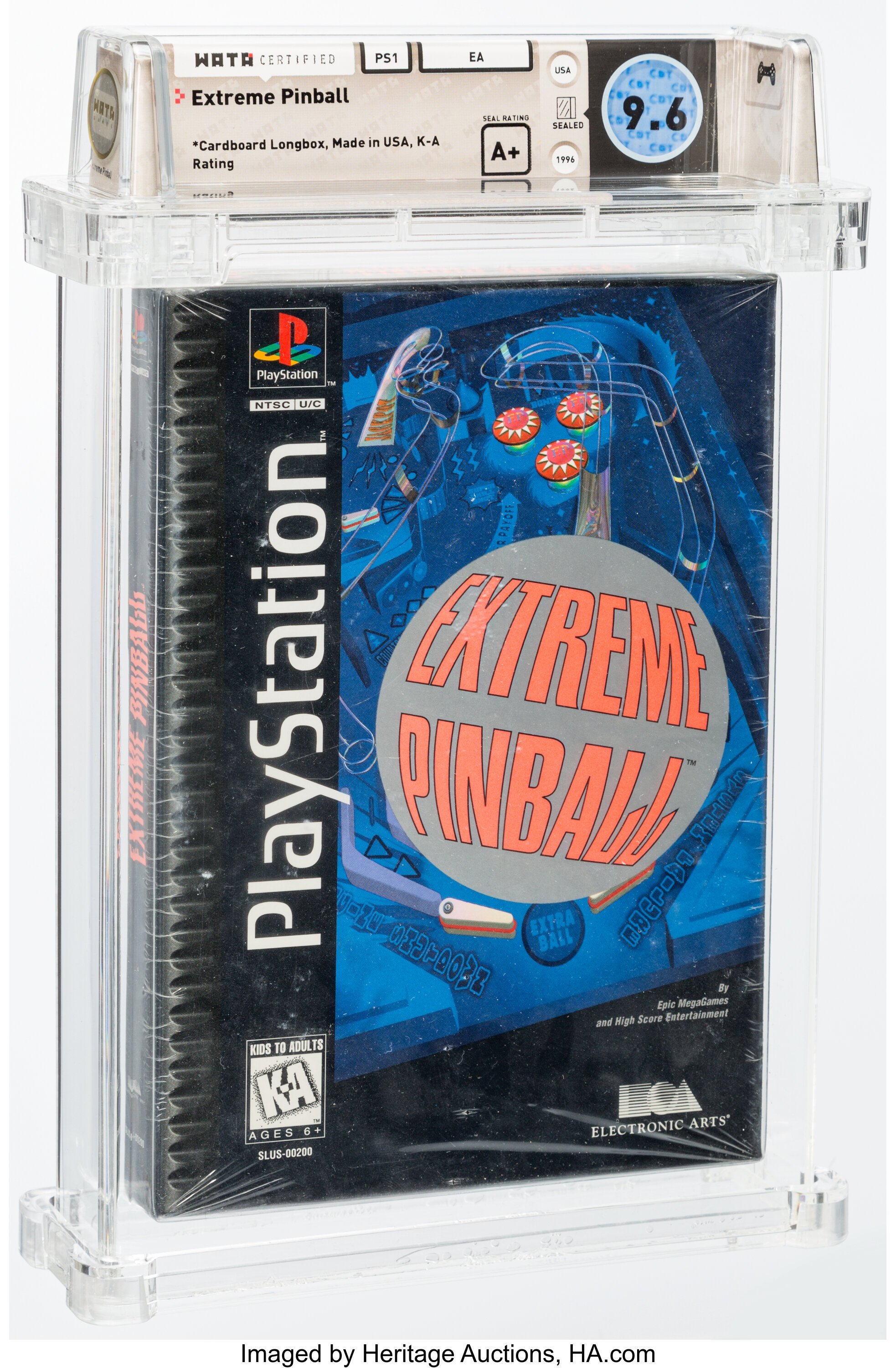 Extreme Pinball (PS1): PSA Pop Report & Prices