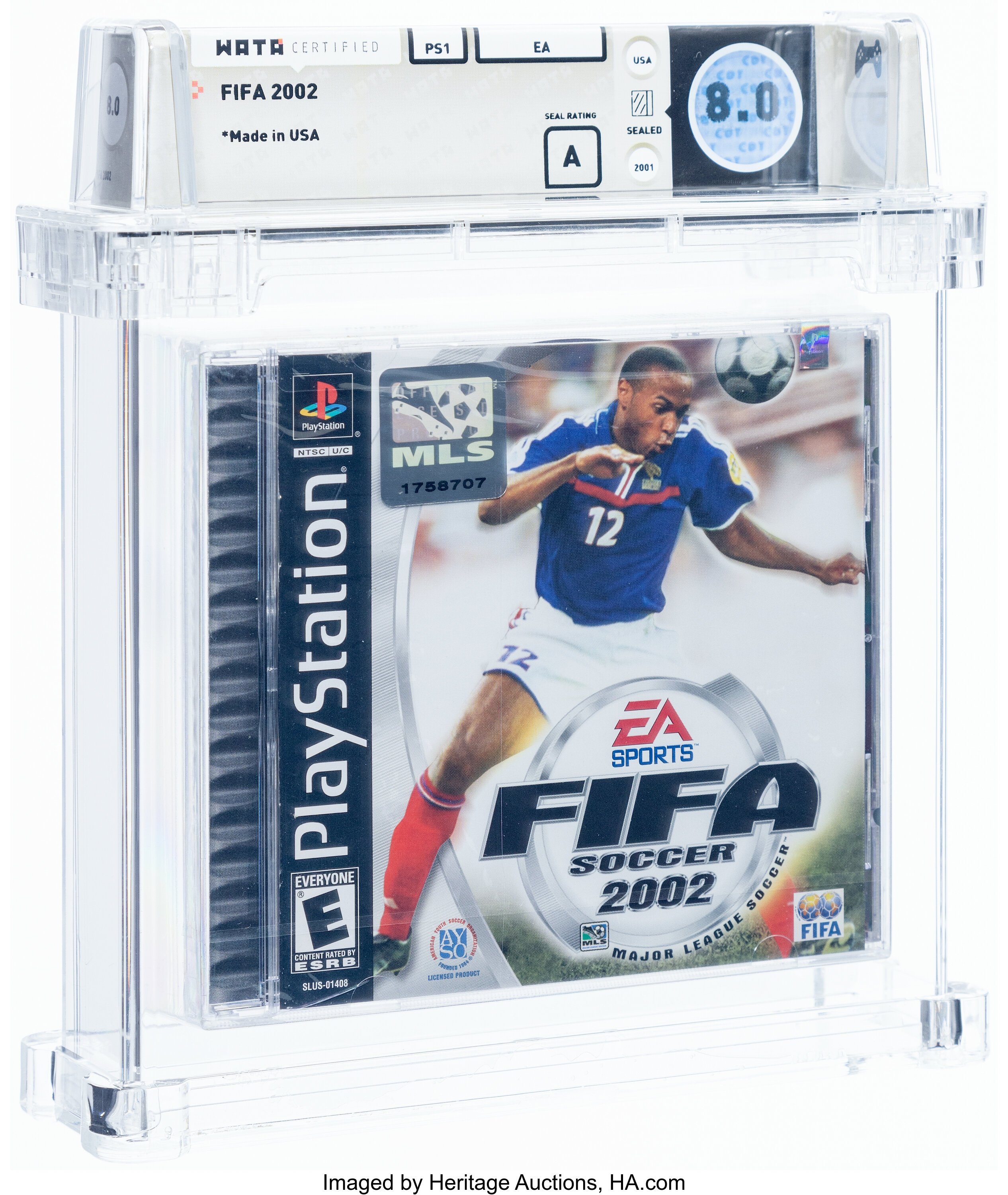 FIFA 2002 (PS1): PSA Pop Report & Prices