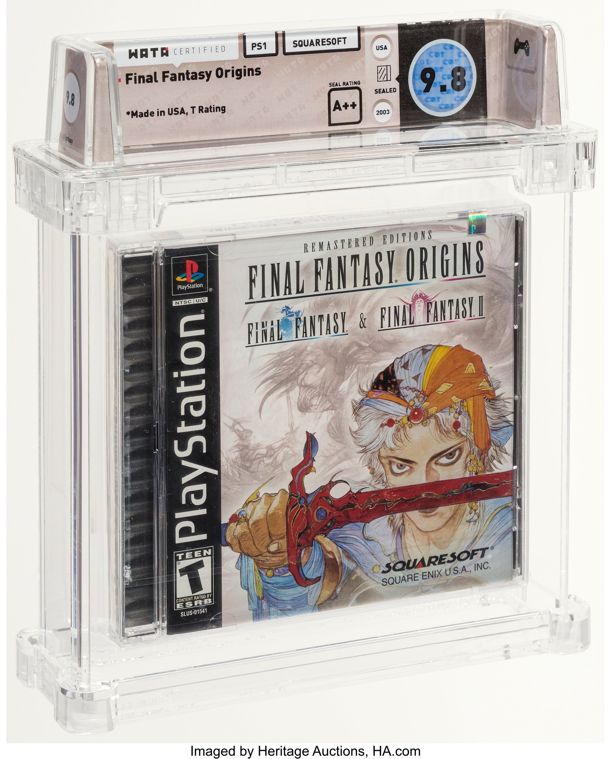 Final Fantasy Origins (PS1): PSA Pop Report & Prices