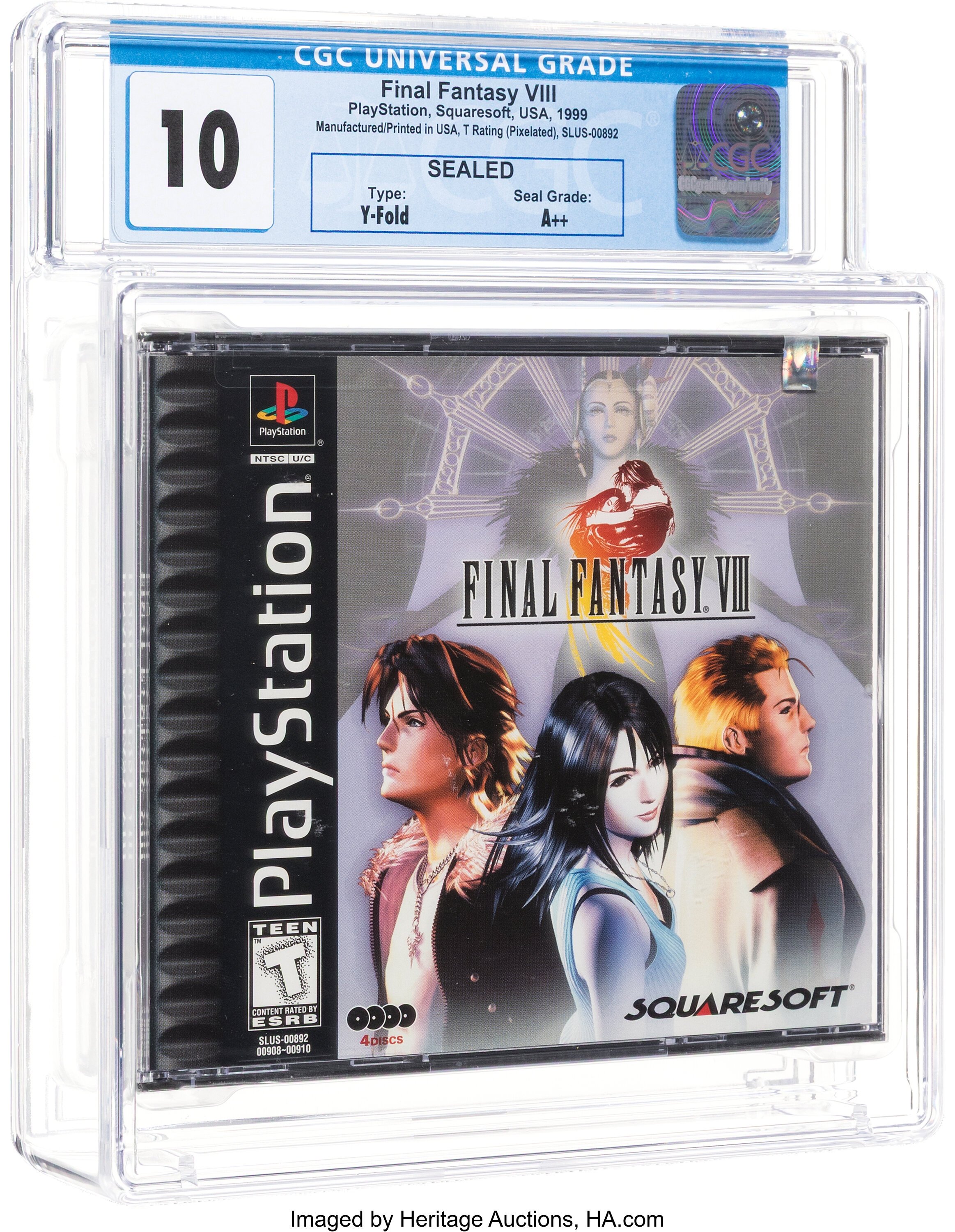 Final Fantasy VIII (PS1): PSA Pop Report & Prices