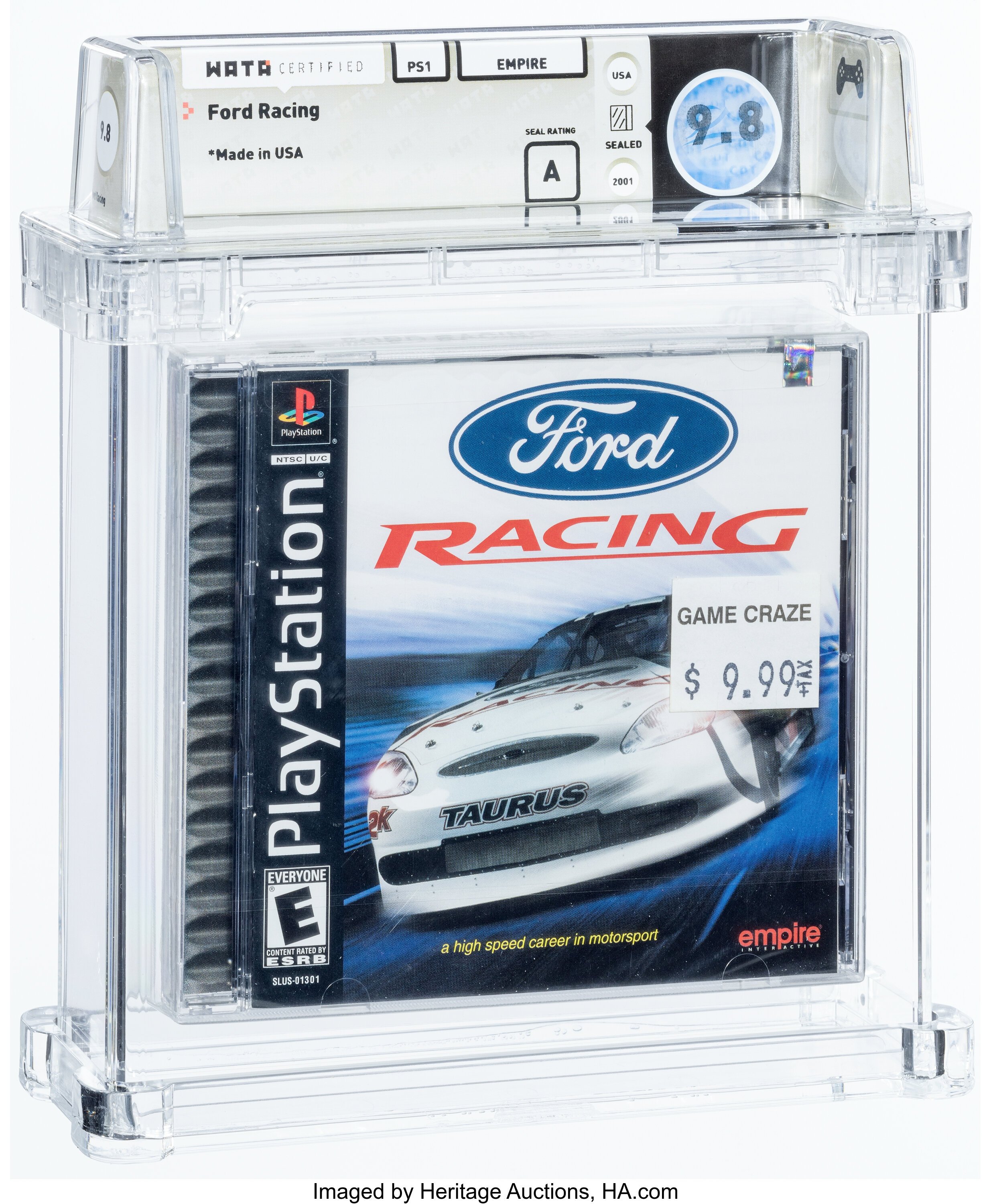 Ford Racing (PS1): PSA Pop Report & Prices