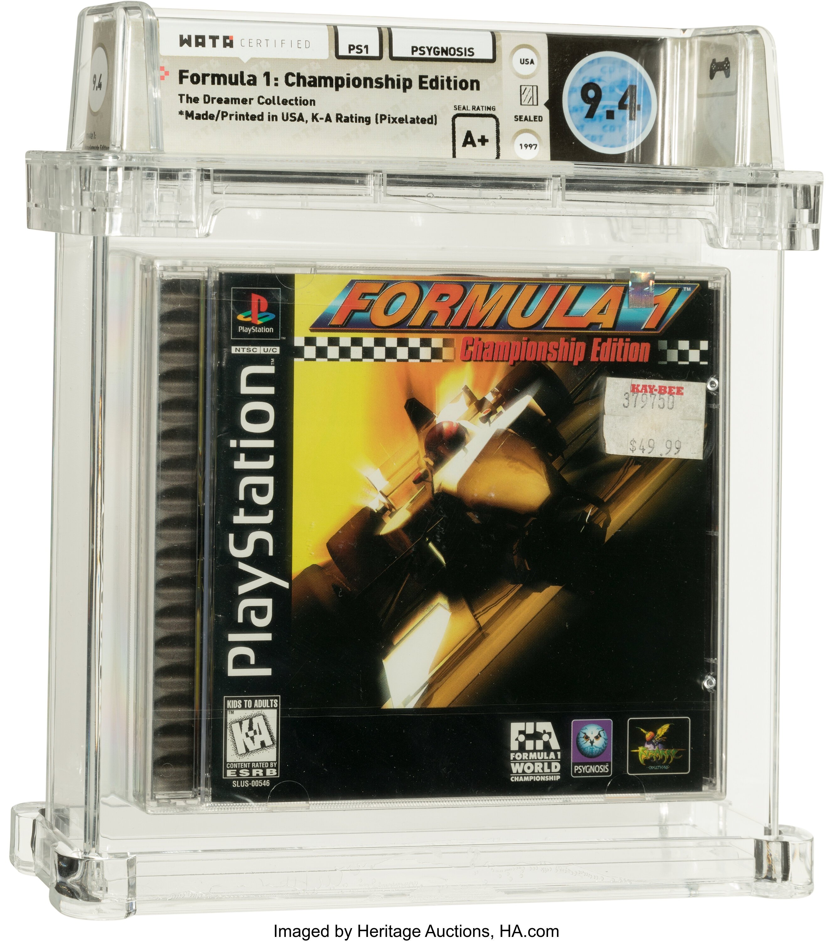 Formula 1: Championship Edition (PS1) — PSA Pop & Prices