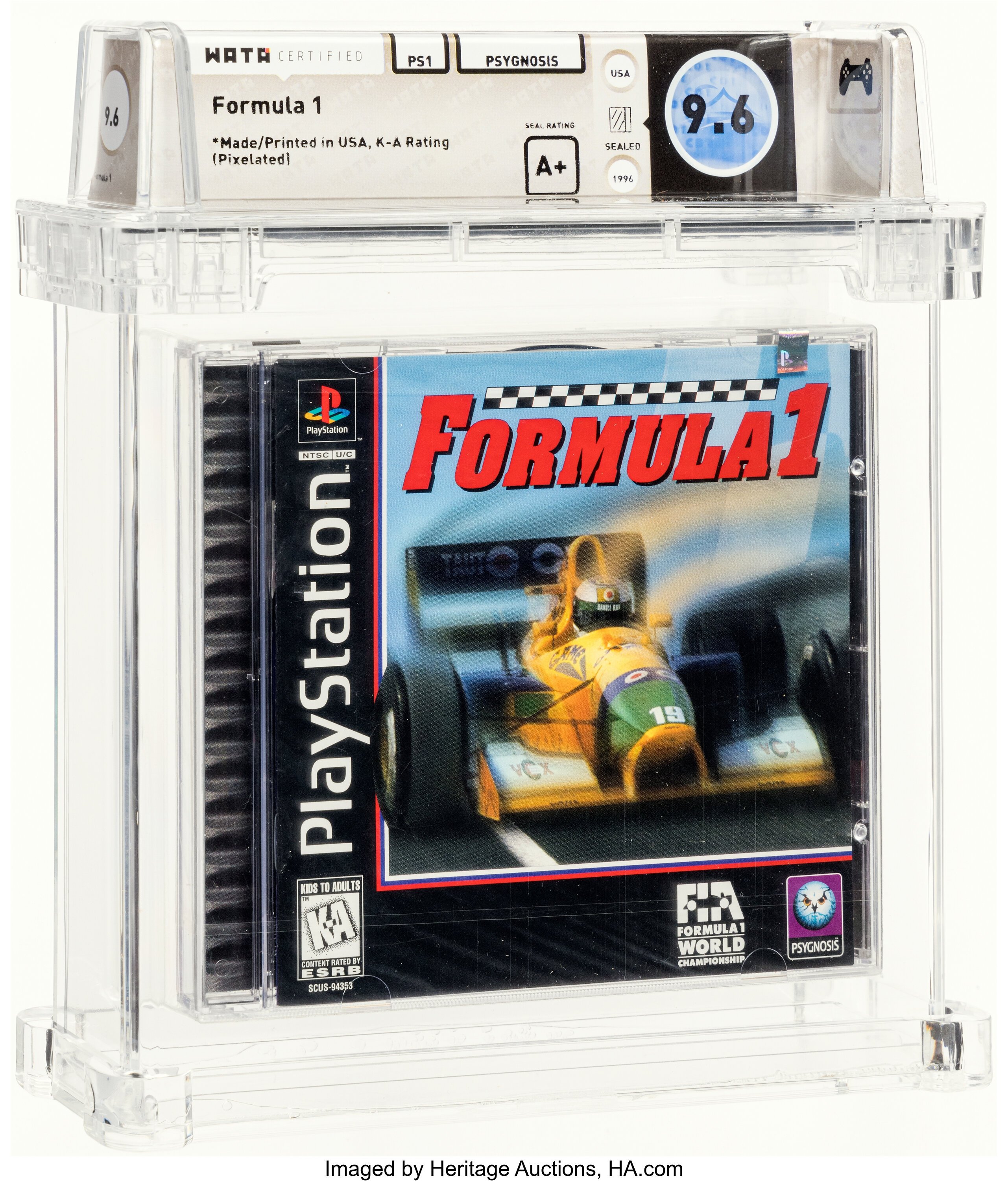 Formula 1 (PS1): PSA Pop Report & Prices