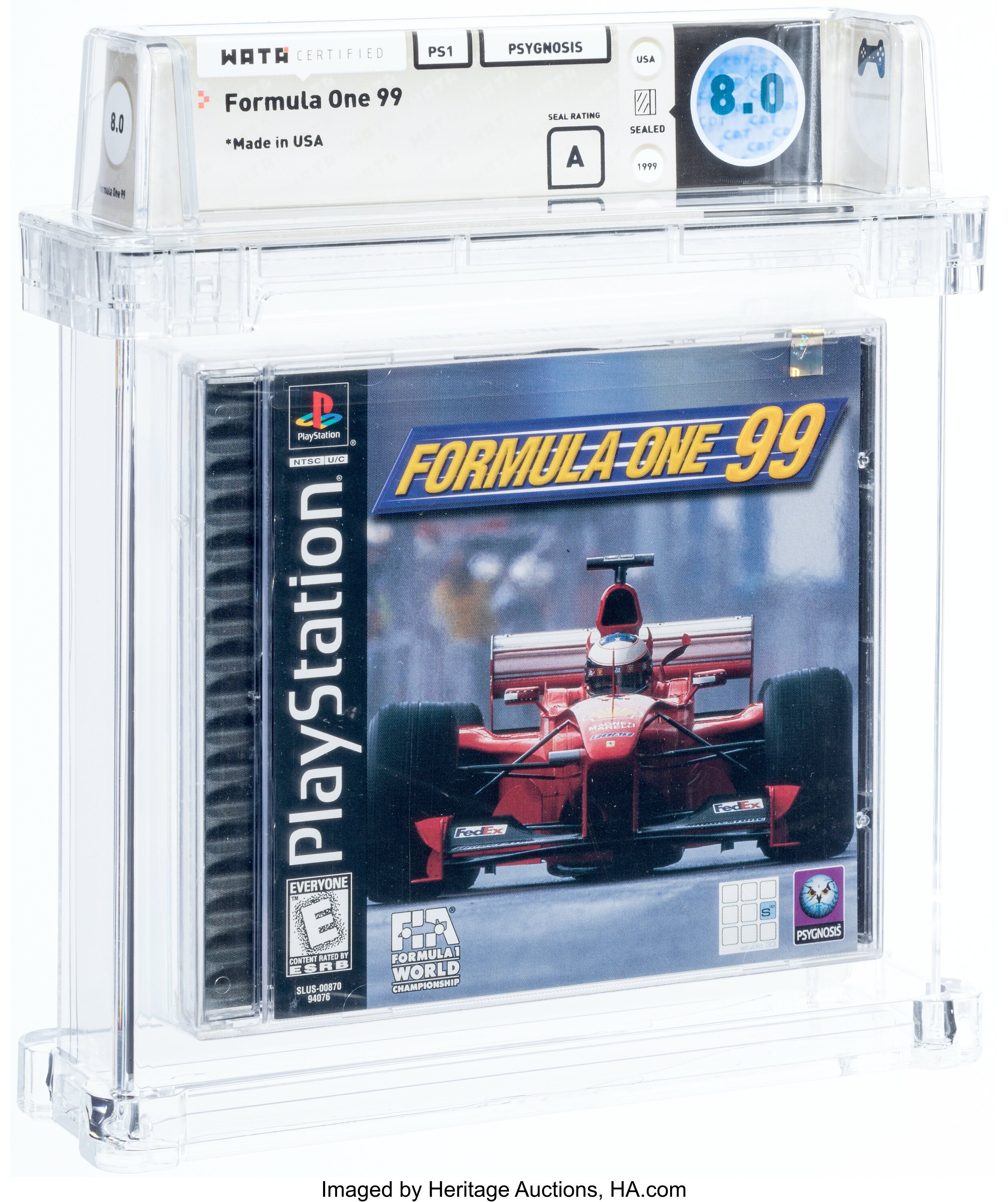 Formula One 99 (PS1): PSA Pop Report & Prices