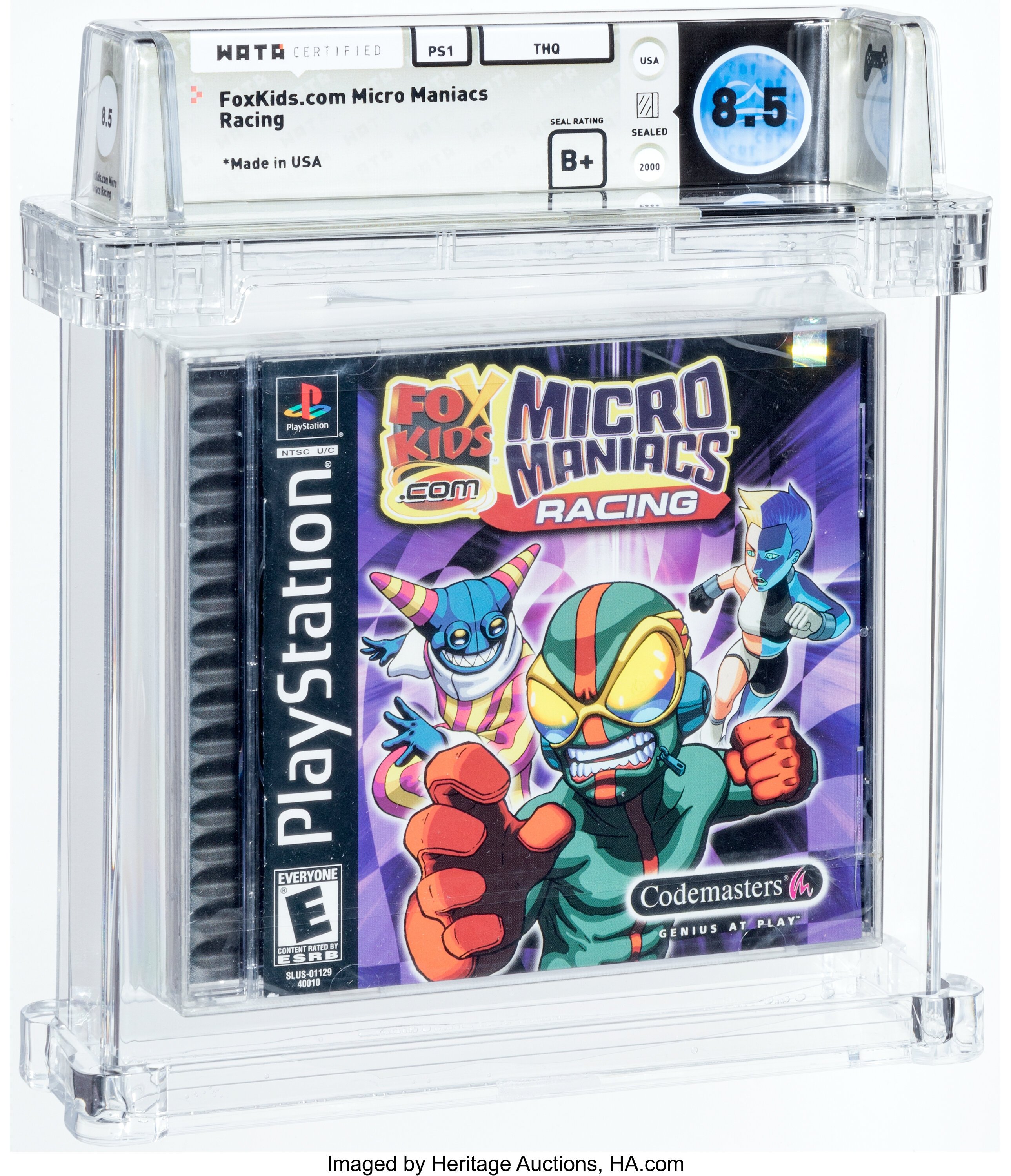 FoxKids.com Micro Maniacs Racing (PS1): PSA Pop & Prices