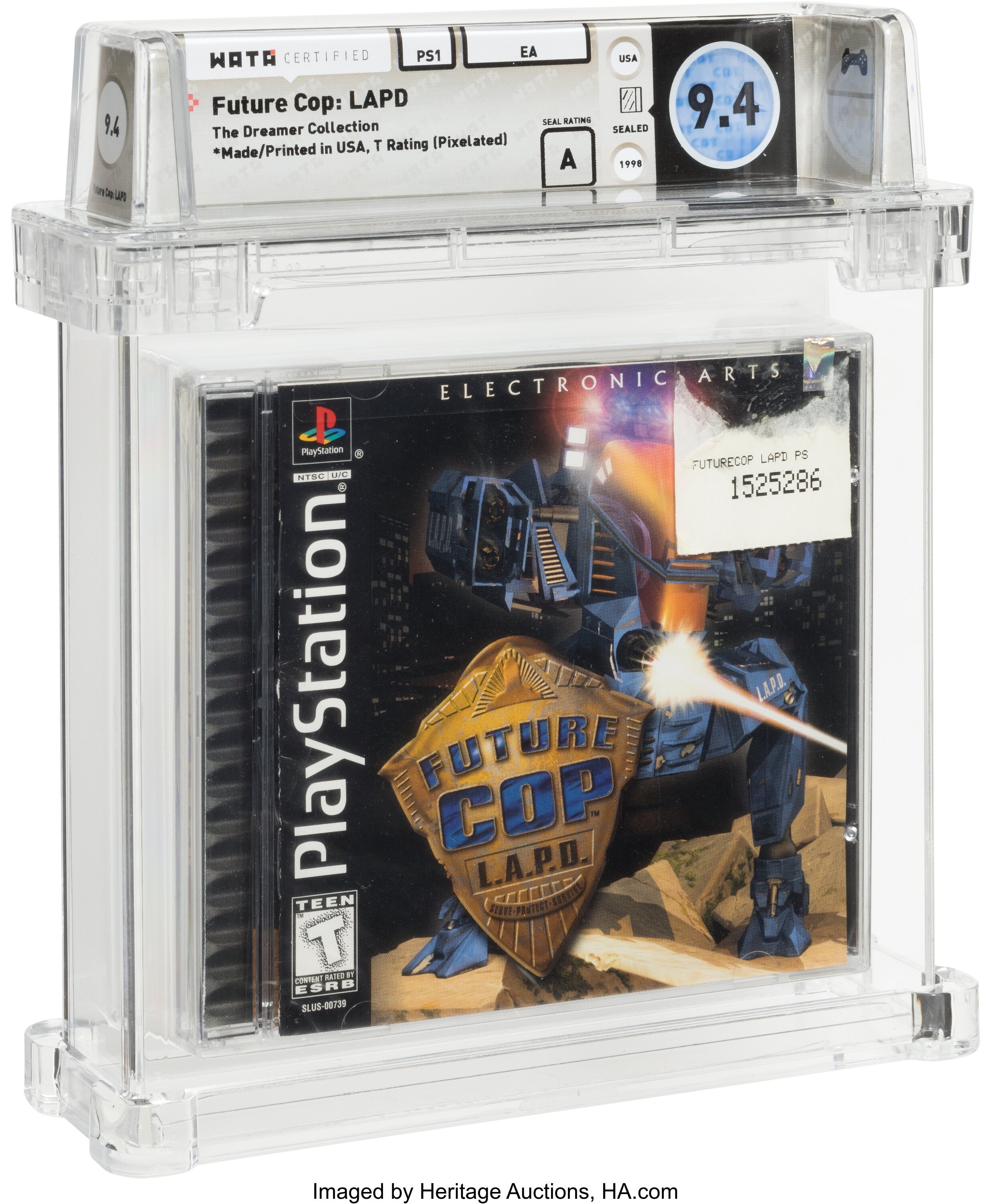 Future Cop: LAPD (PS1) — PSA Pop Report & Prices