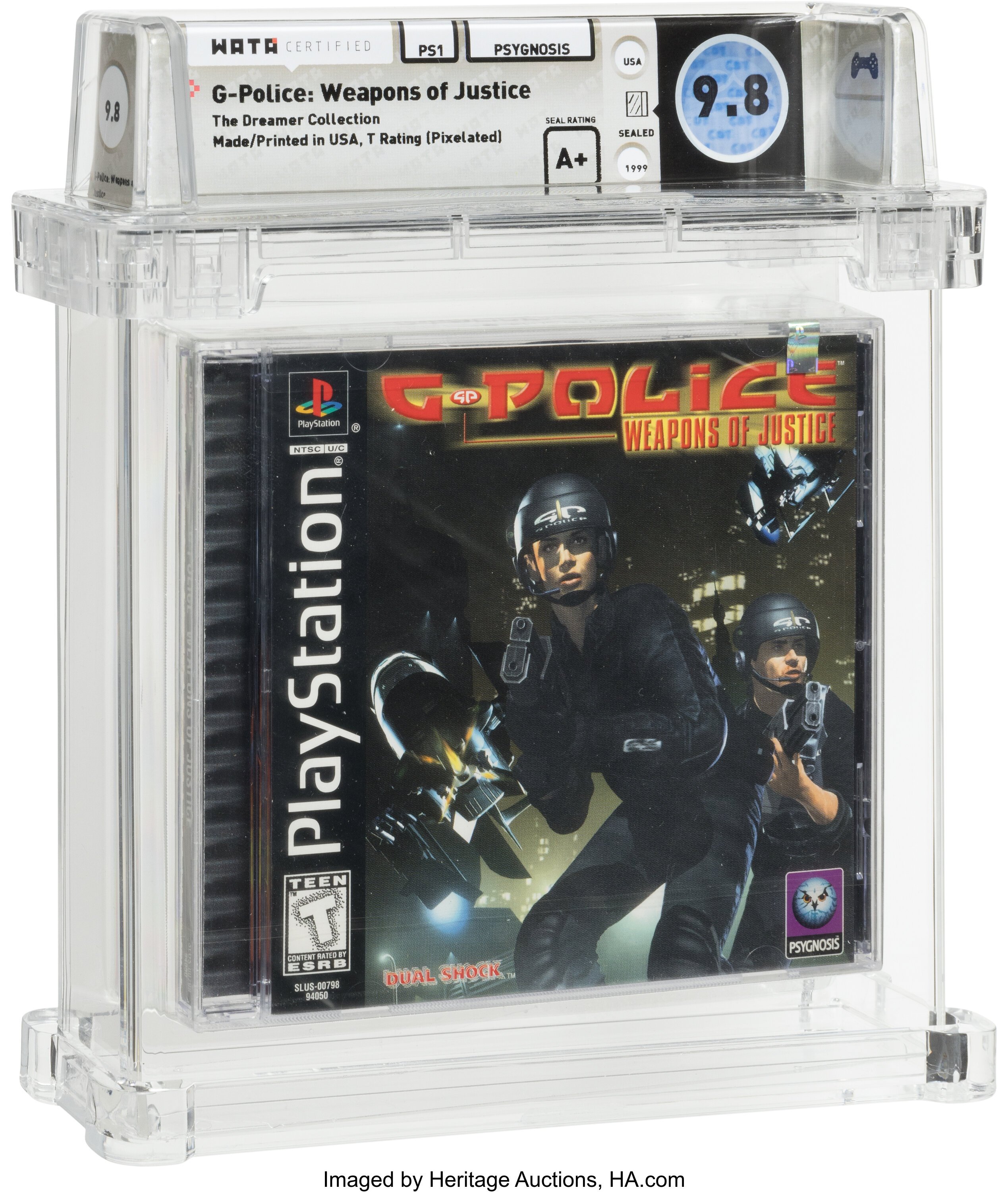 G-Police: Weapons of Justice (PS1) — PSA Pop Report & Prices