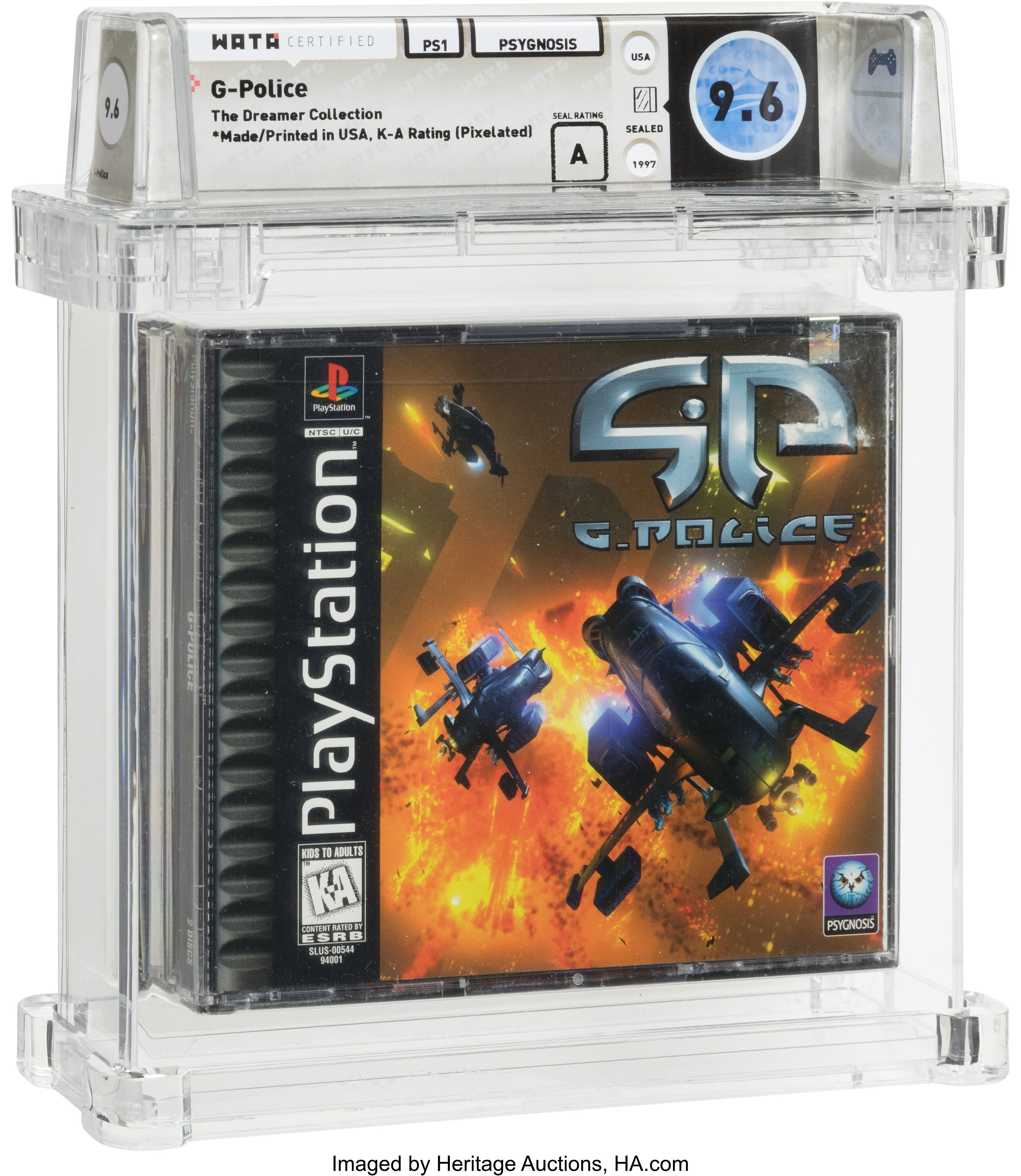 G-Police (PS1): PSA Pop Report & Prices