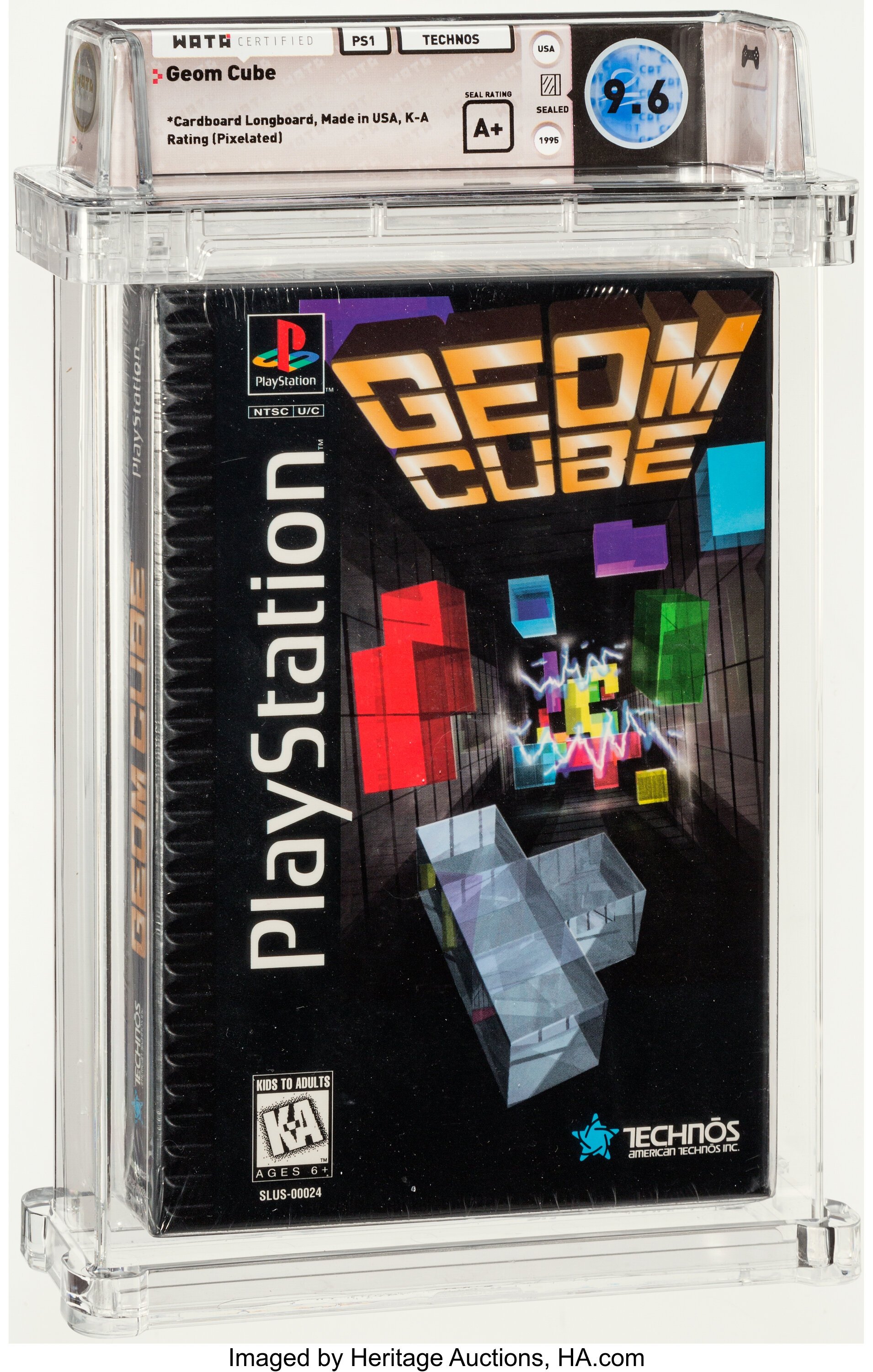 Geom Cube (PS1): PSA Pop Report & Prices
