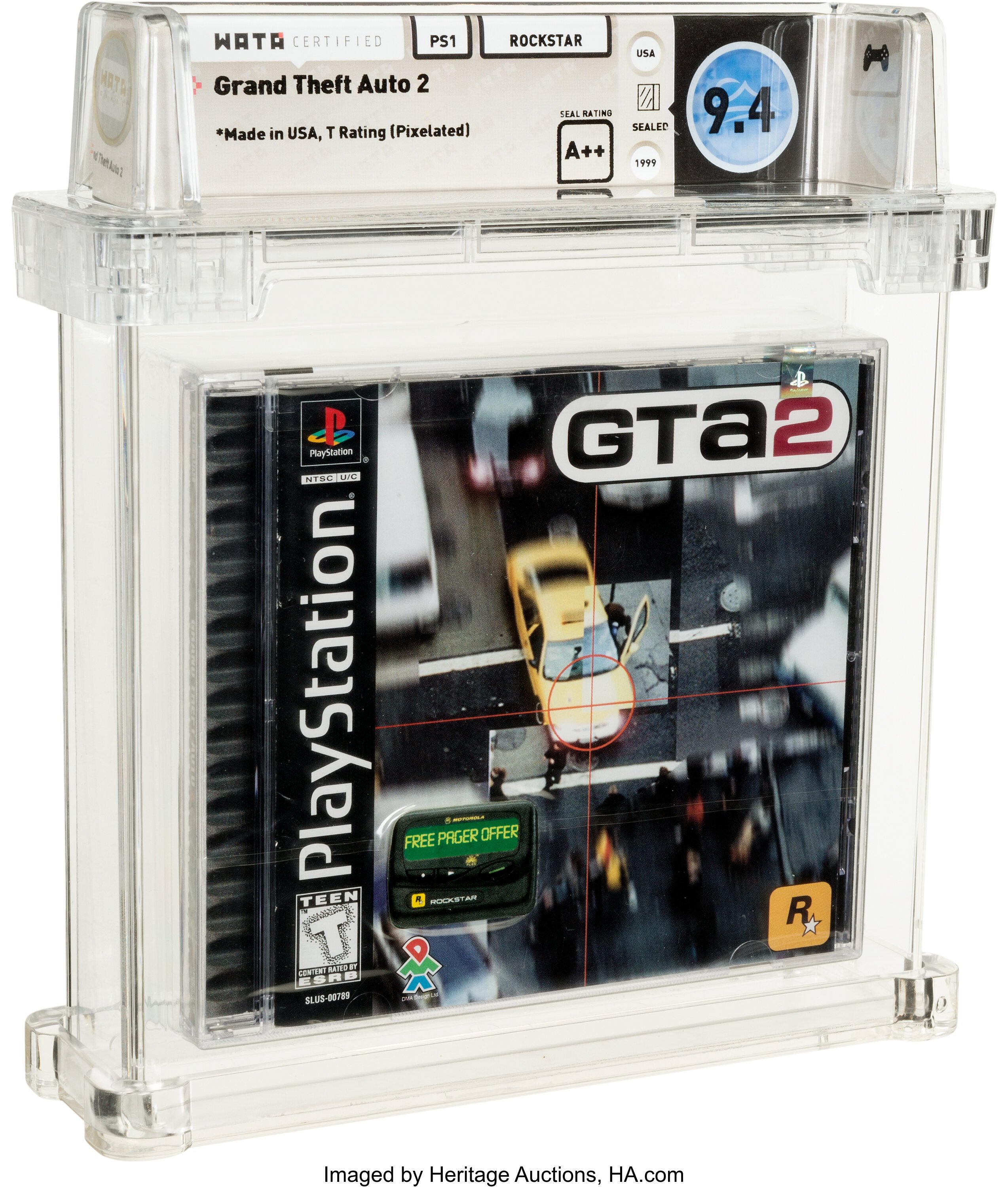 Grand Theft Auto 2 (PS1): PSA Pop Report & Prices
