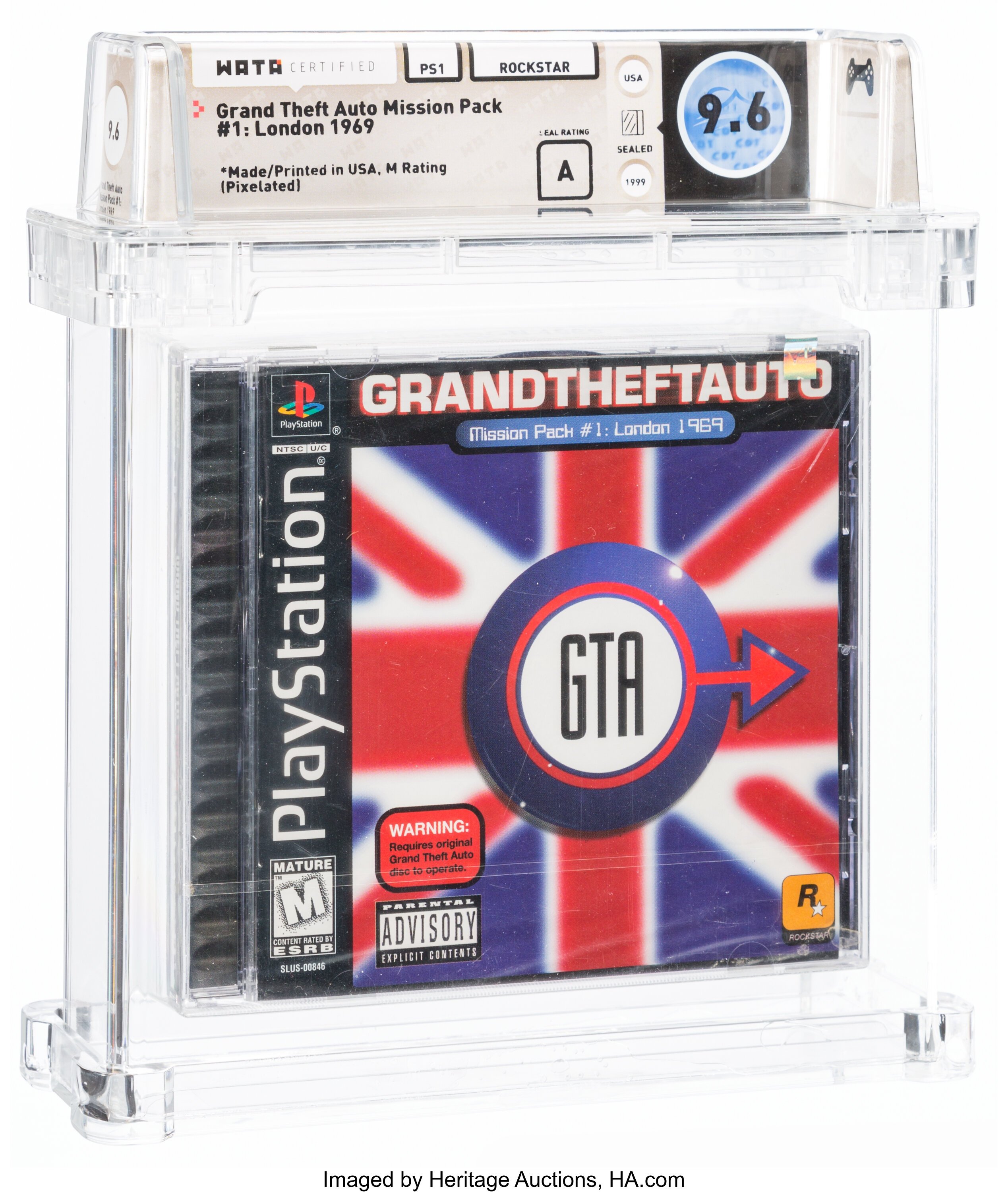 Grand Theft Auto Mission Pack #1: London 1969 (PS1)