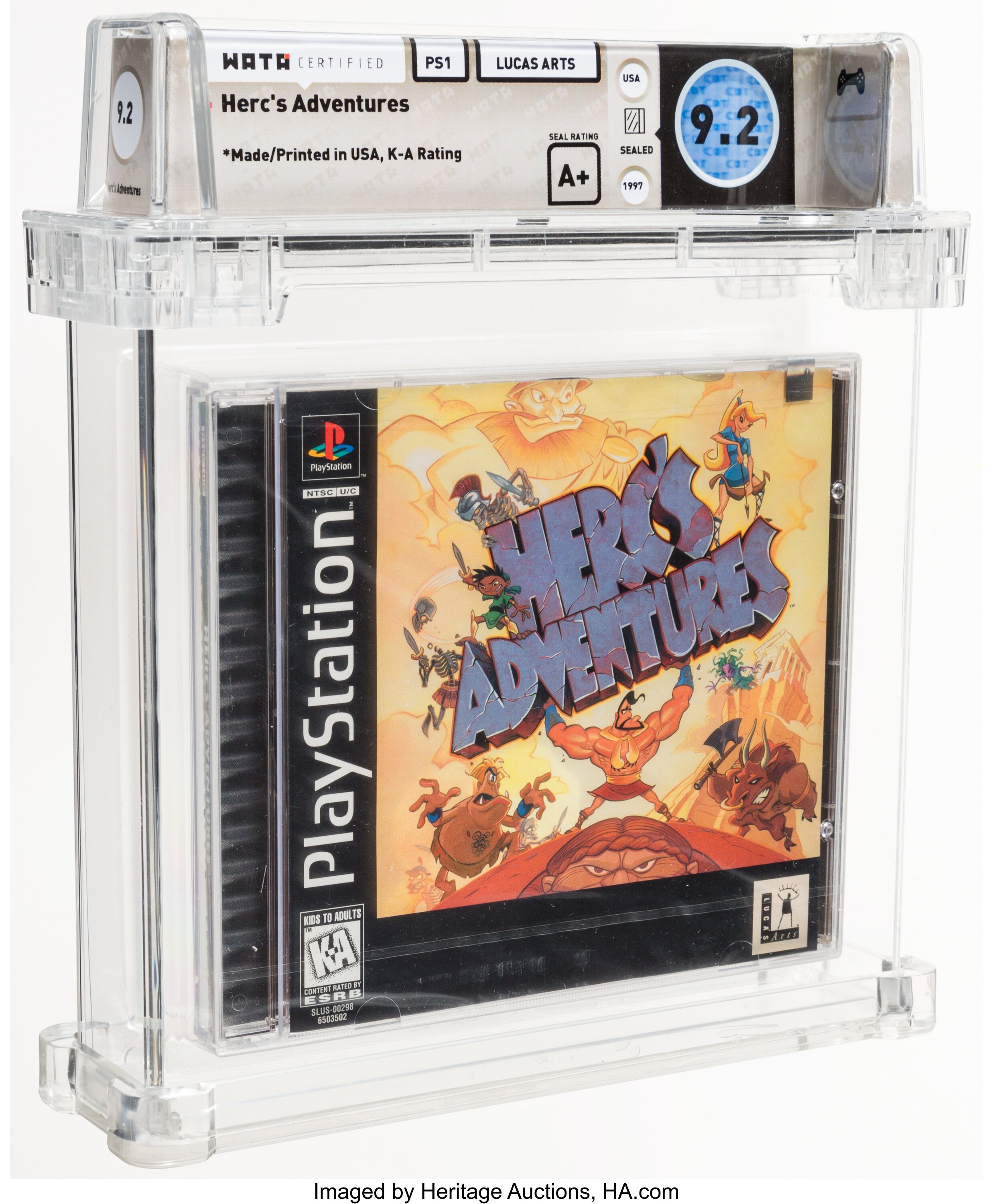 Herc's Adventures (PS1): PSA Pop Report & Prices