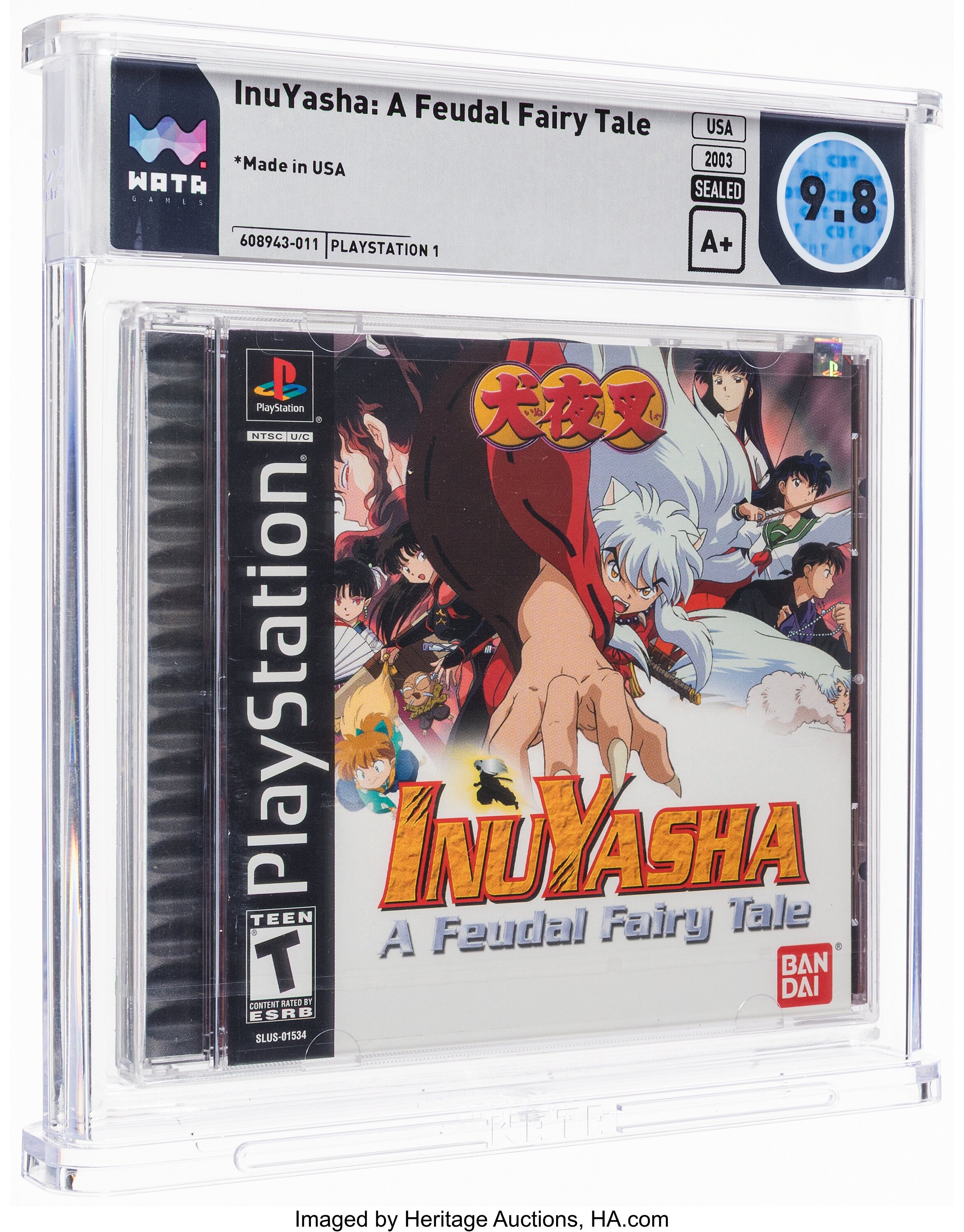 InuYasha: A Feudal Fairy Tale (PS1) — PSA Pop & Prices