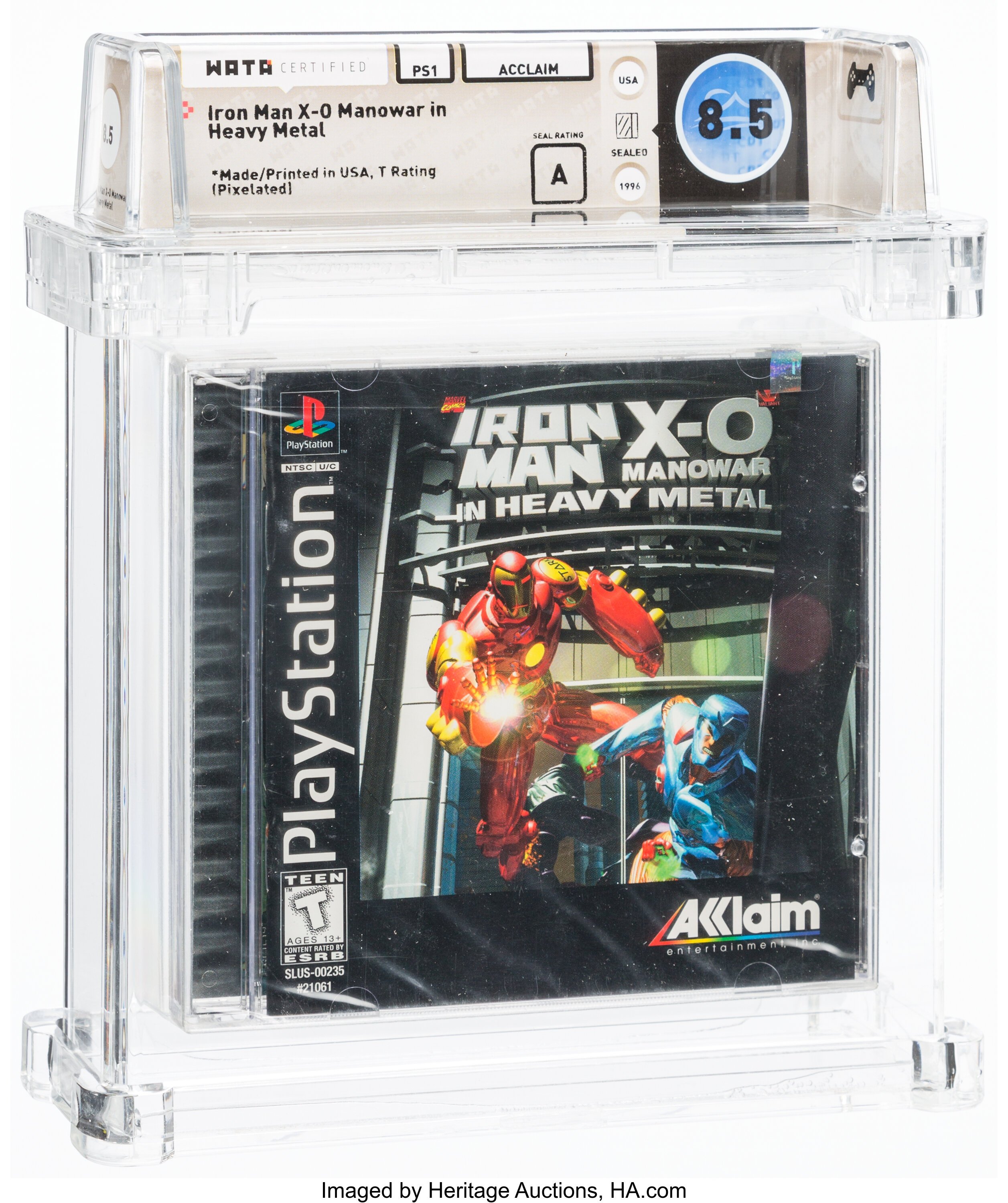 Iron Man X-O Manowar in Heavy Metal (PS1): PSA Pop & Prices