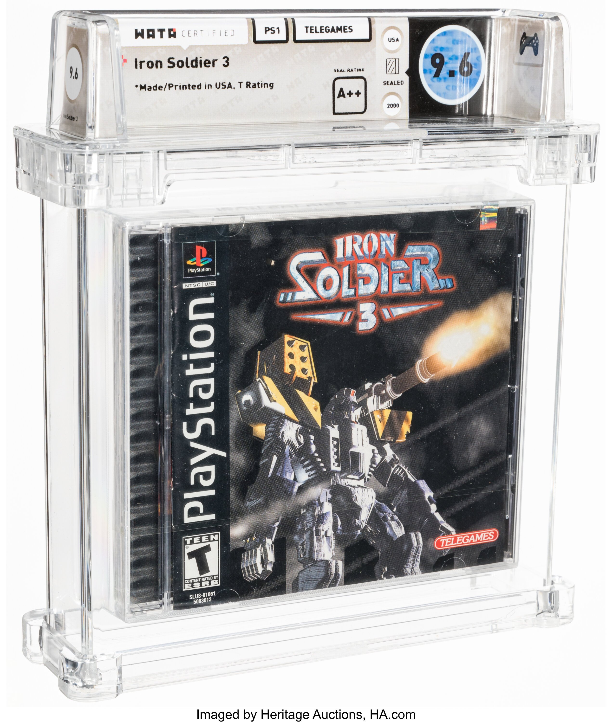 Iron Soldier 3 (PS1): PSA Pop Report & Prices