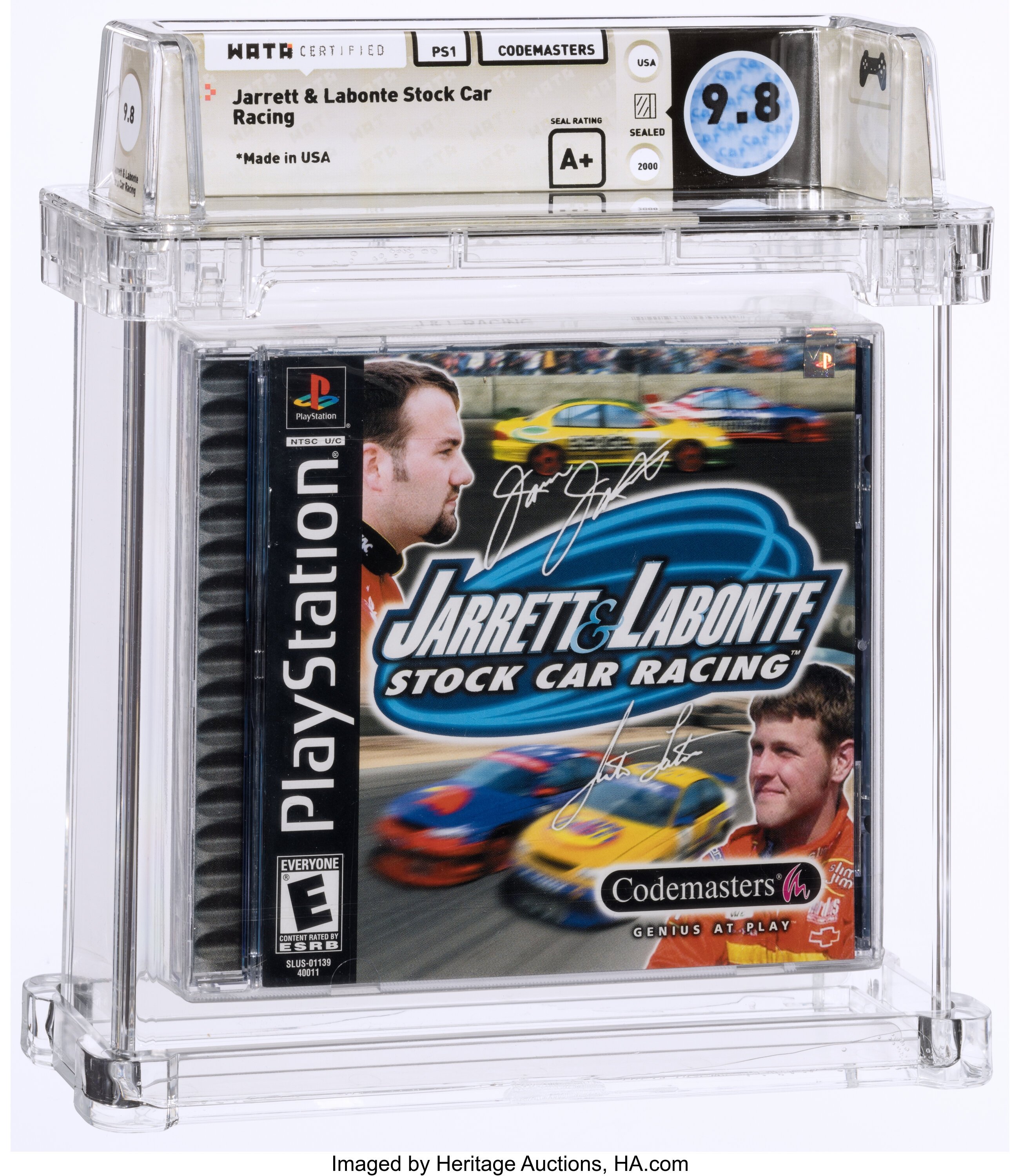 Jarrett & Labonte Stock Car Racing (PS1): PSA Pop & Prices