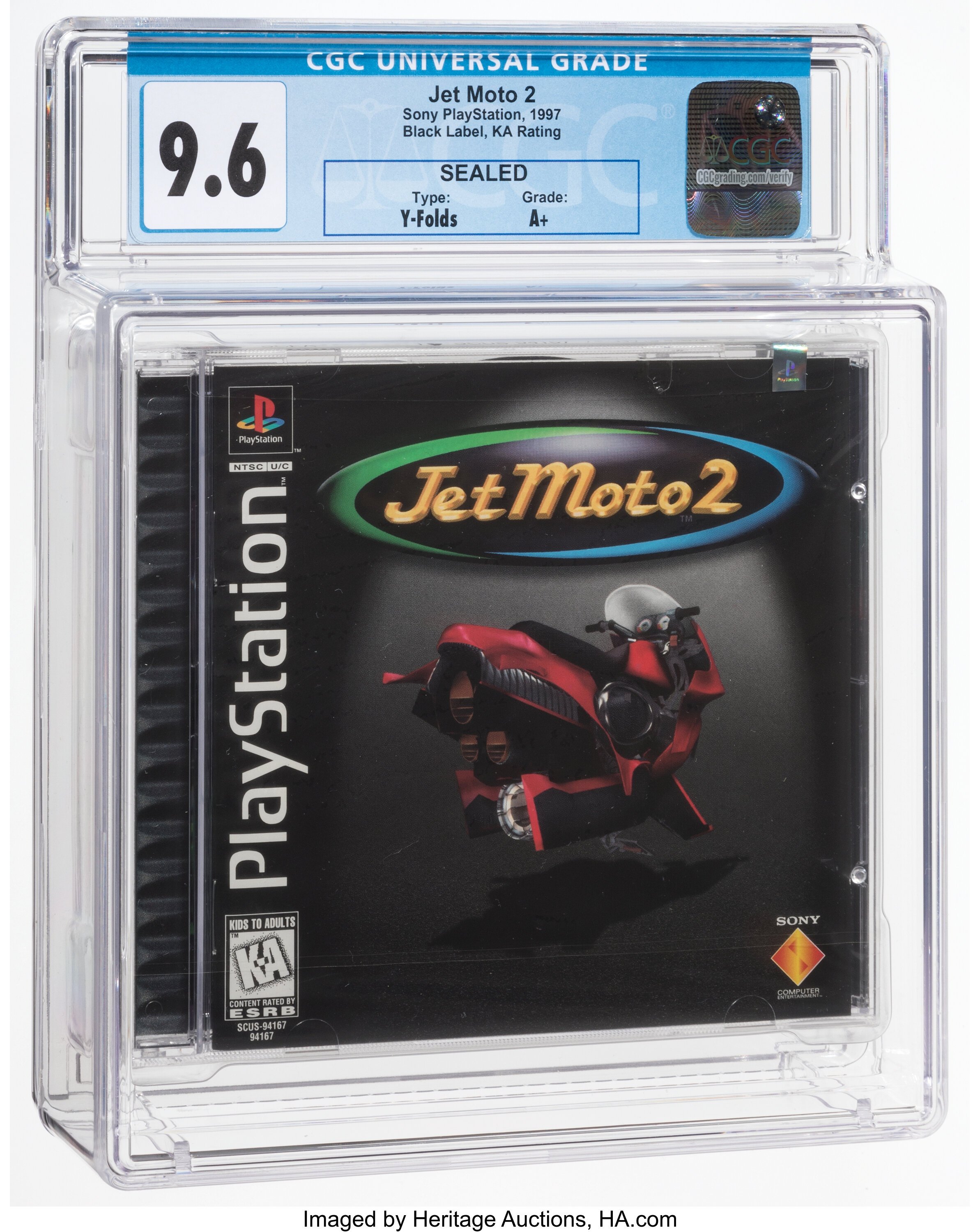Jet Moto 2 (PS1): PSA Pop Report & Prices