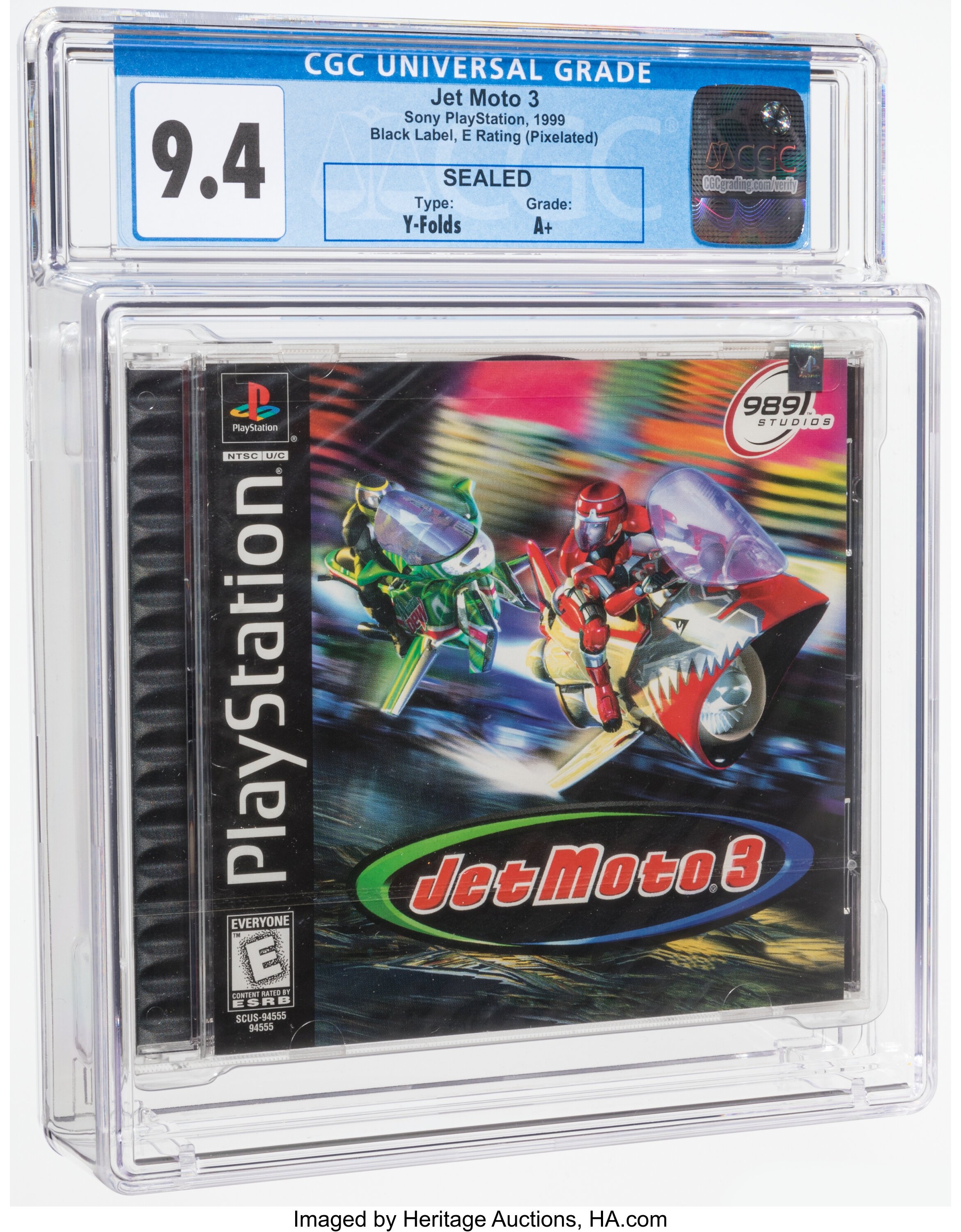 Jet Moto 3 (PS1): PSA Pop Report & Prices
