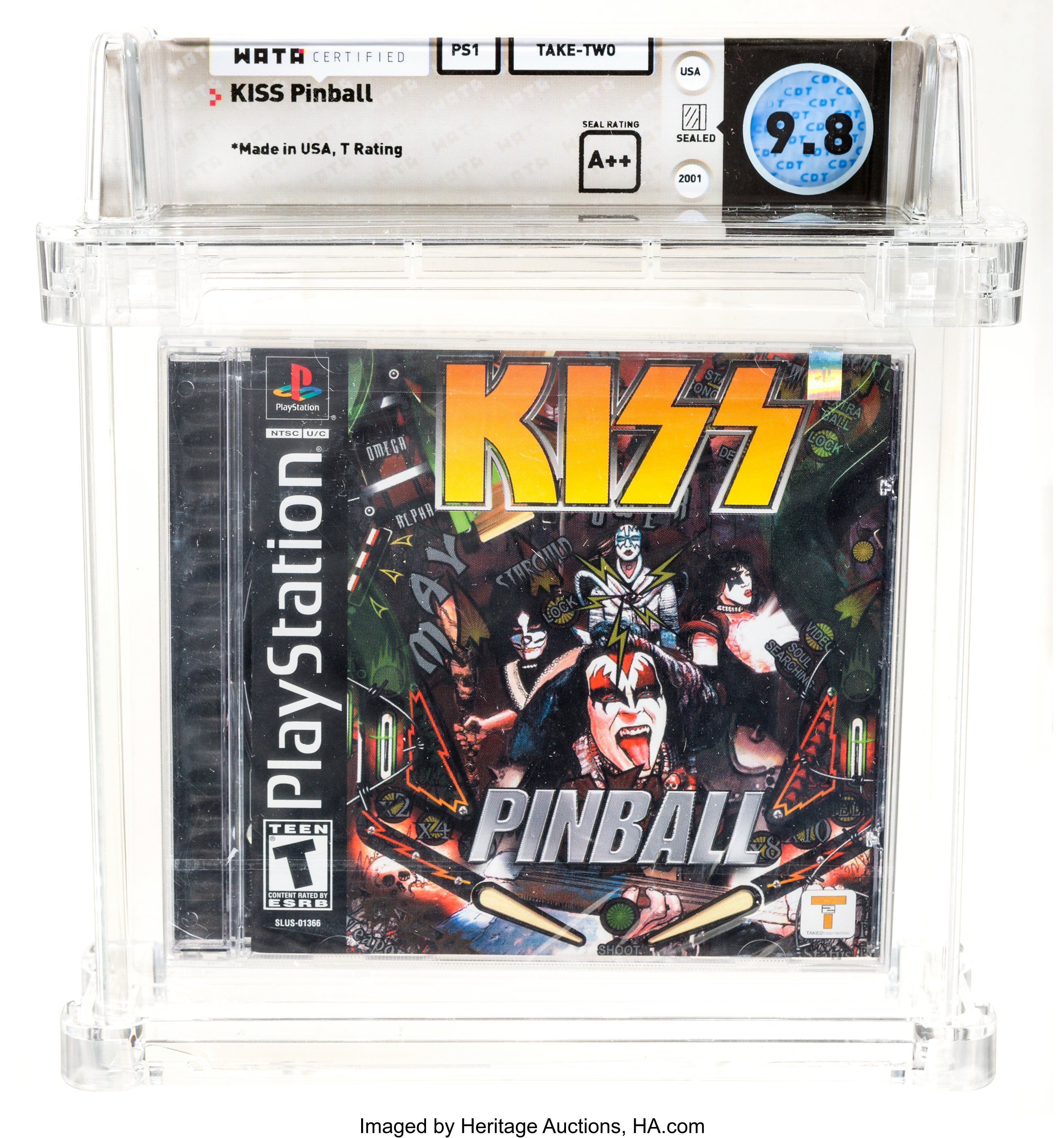 KISS Pinball (PS1): PSA Pop Report & Prices