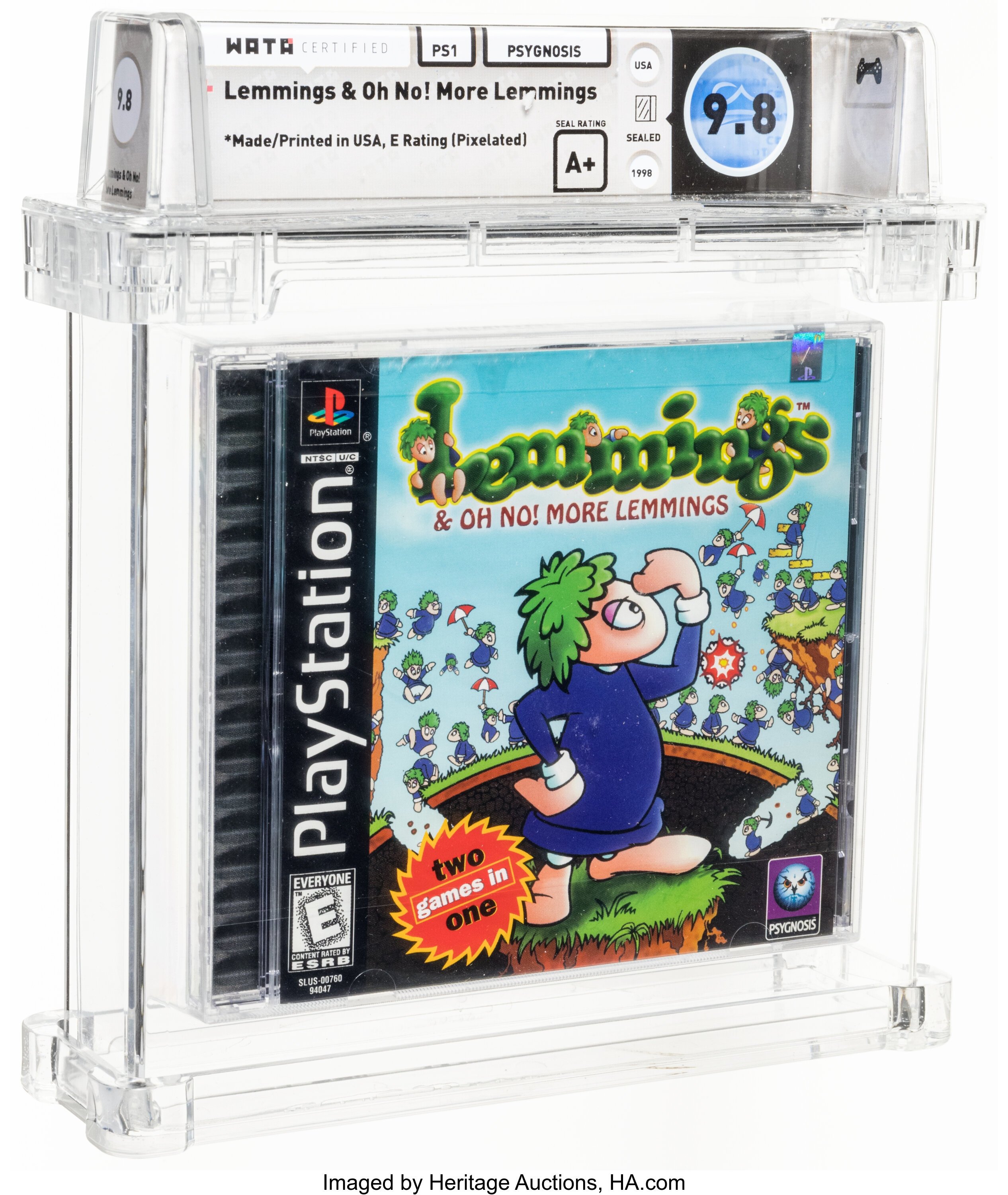 Lemmings & Oh No! More Lemmings (PS1): PSA Pop & Prices