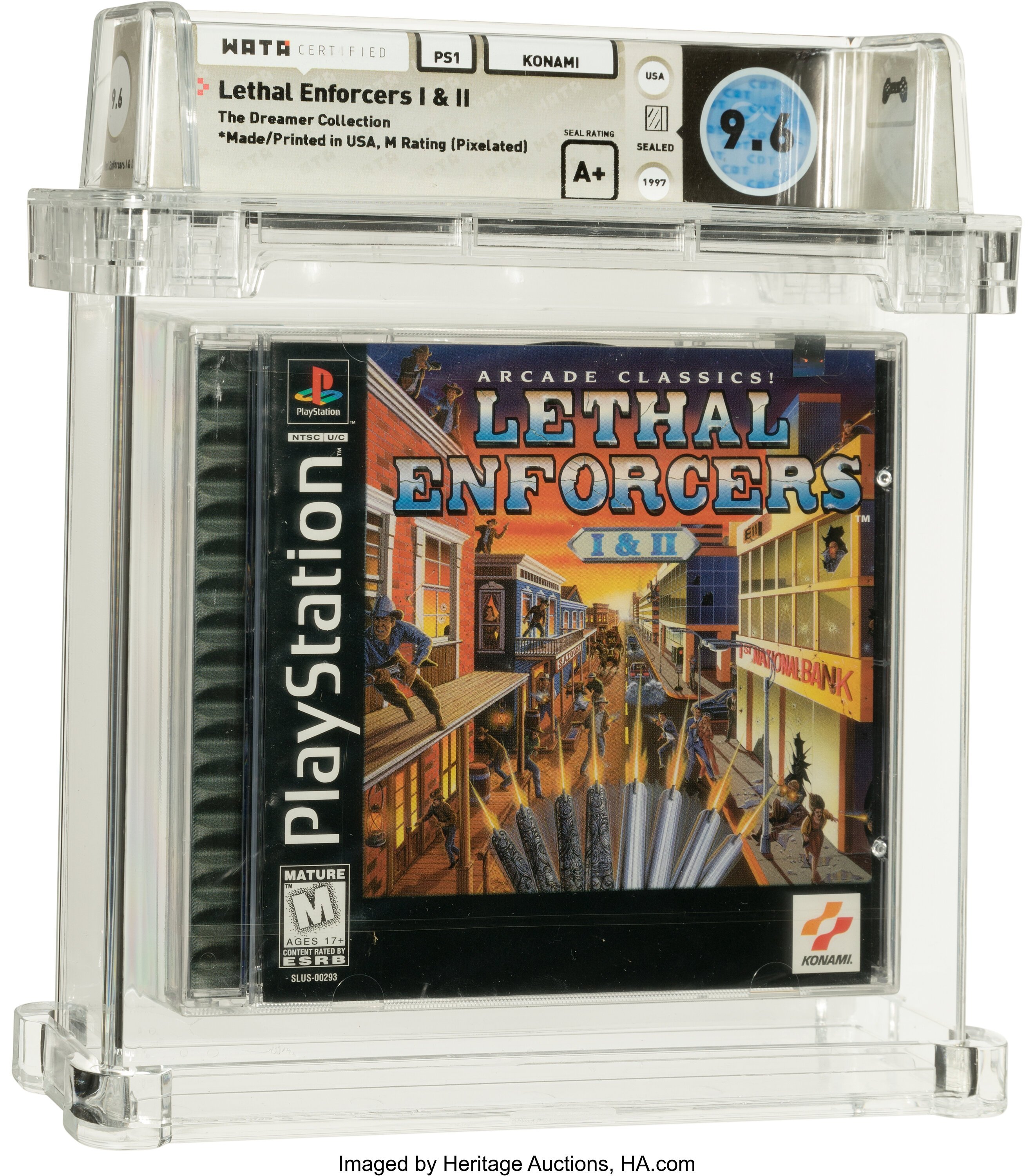 Lethal Enforcers I & II (PS1): PSA Pop Report & Prices