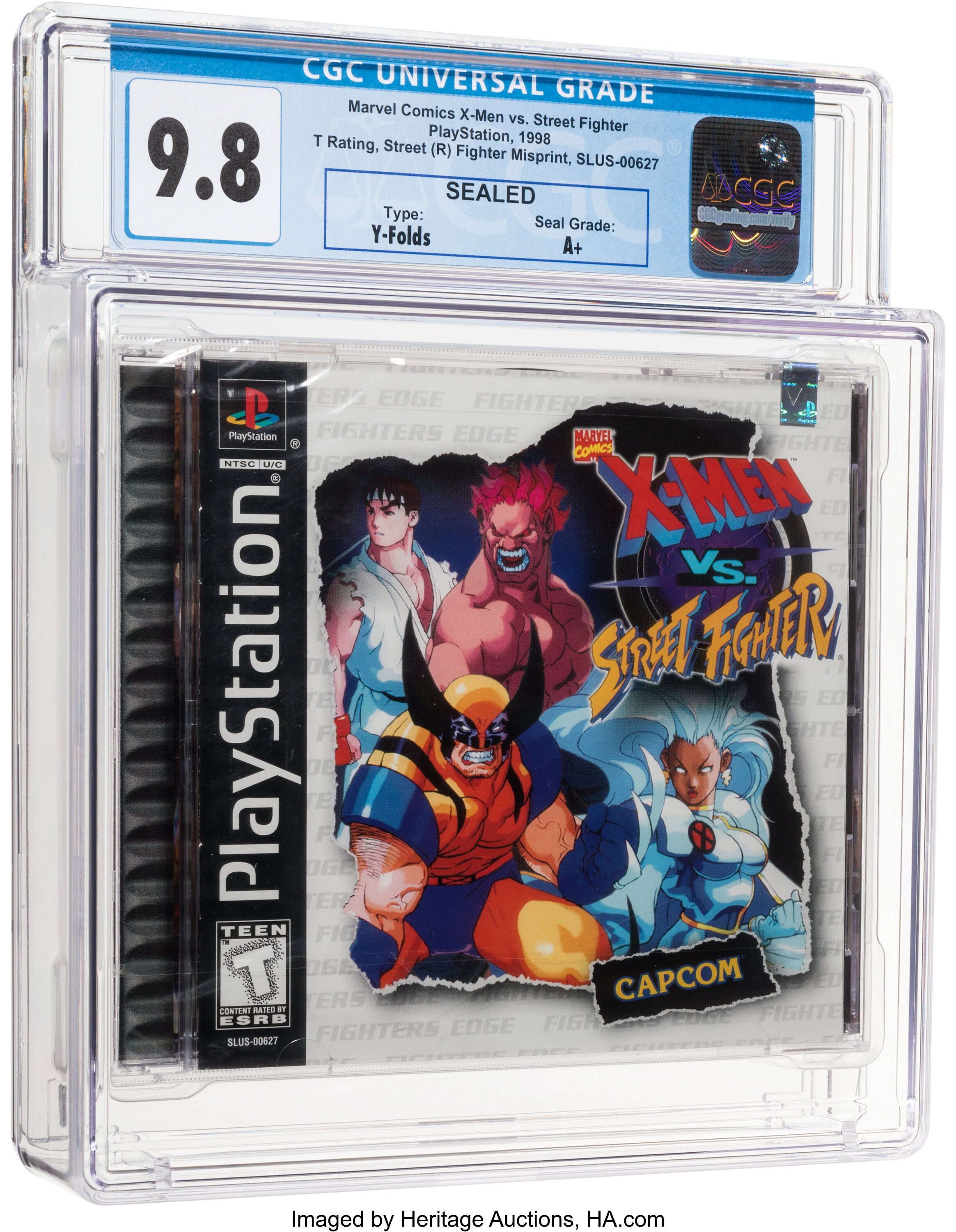 Marvel Comics X-Men vs. Street Fighter (PS1): Pop Report