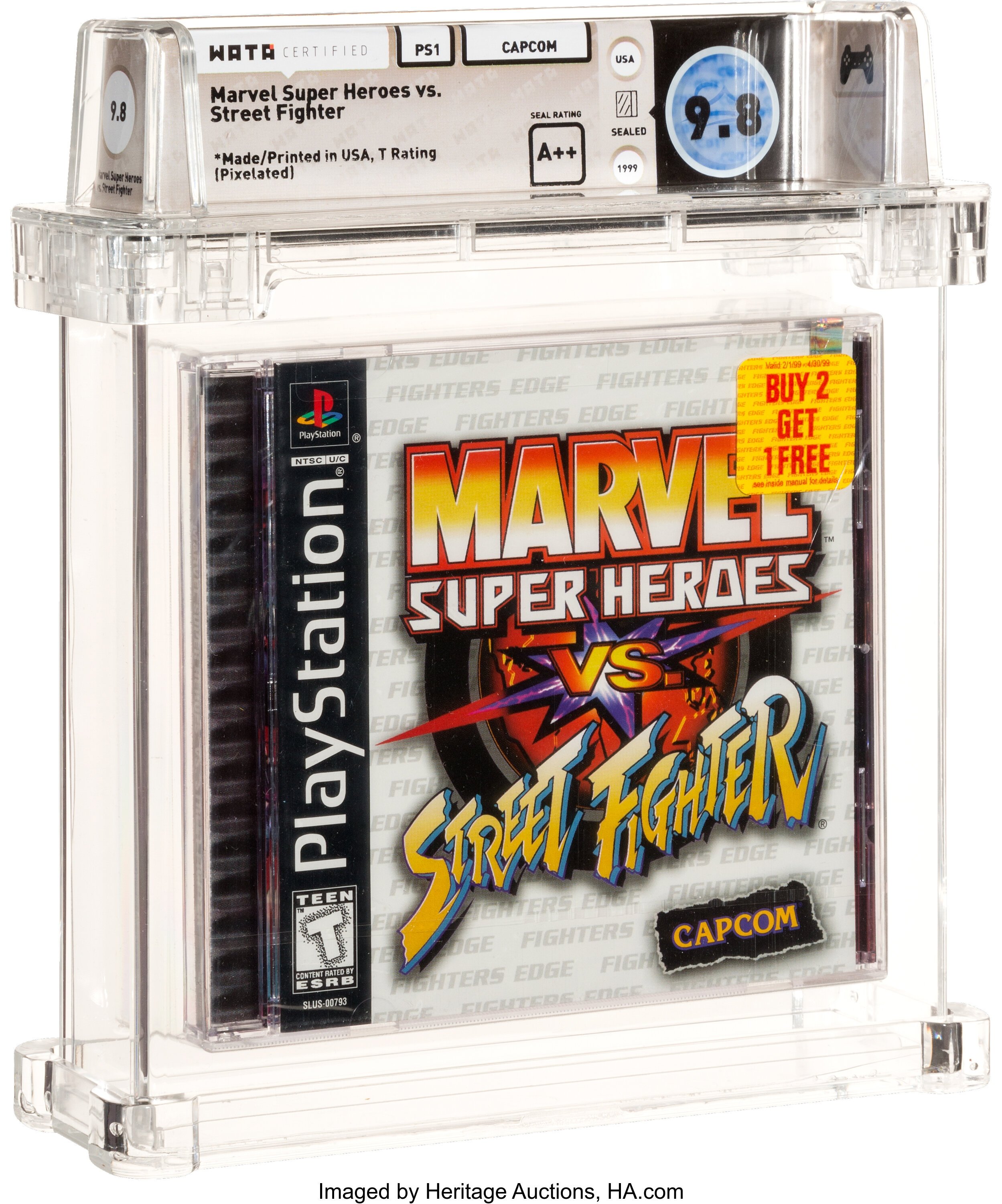 Marvel Super Heroes vs. Street Fighter (PS1): Pop Report