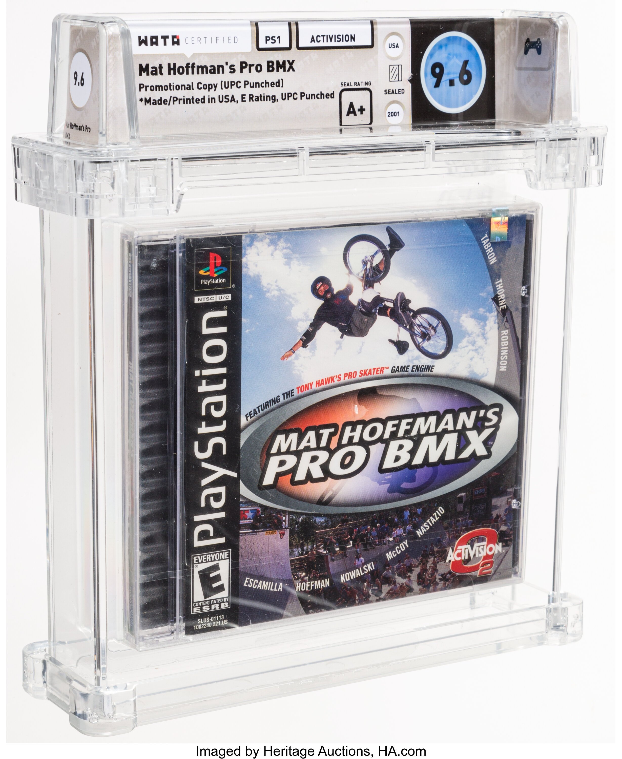 Mat Hoffman's Pro BMX (PS1): PSA Pop Report & Prices