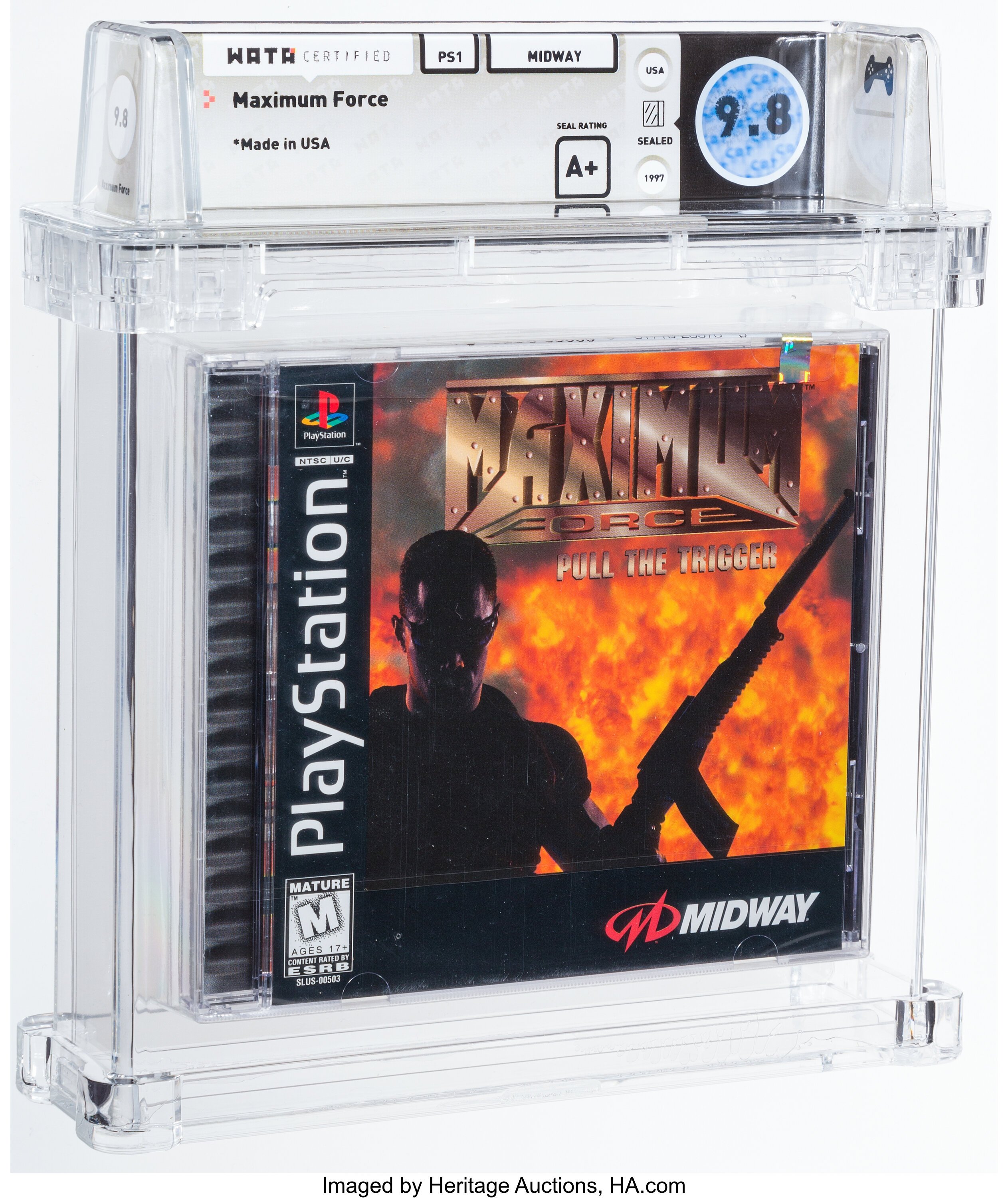 Maximum Force (PS1): PSA Pop Report & Prices