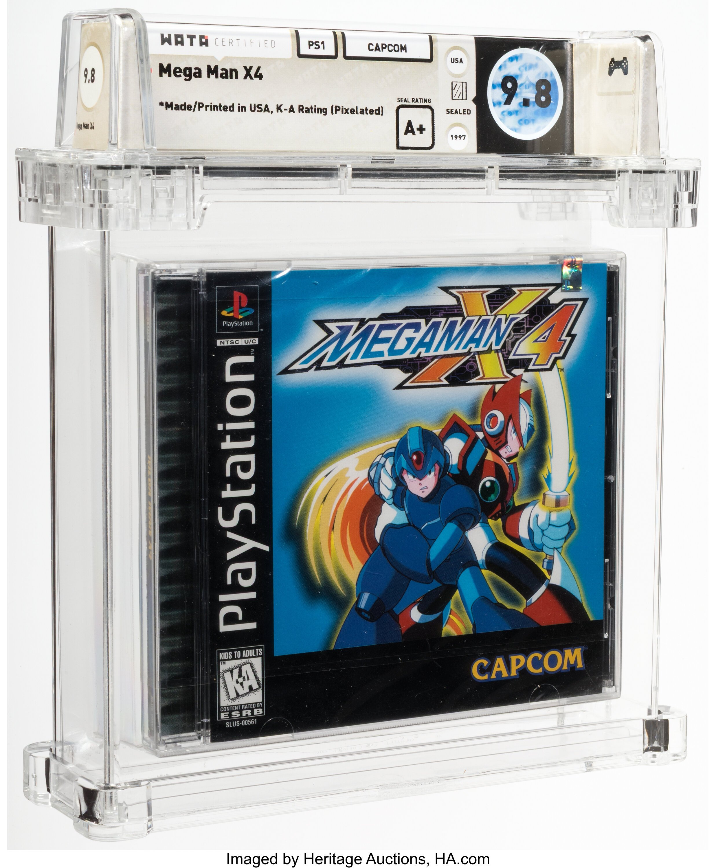Mega Man X4 (PS1): PSA Pop Report & Prices