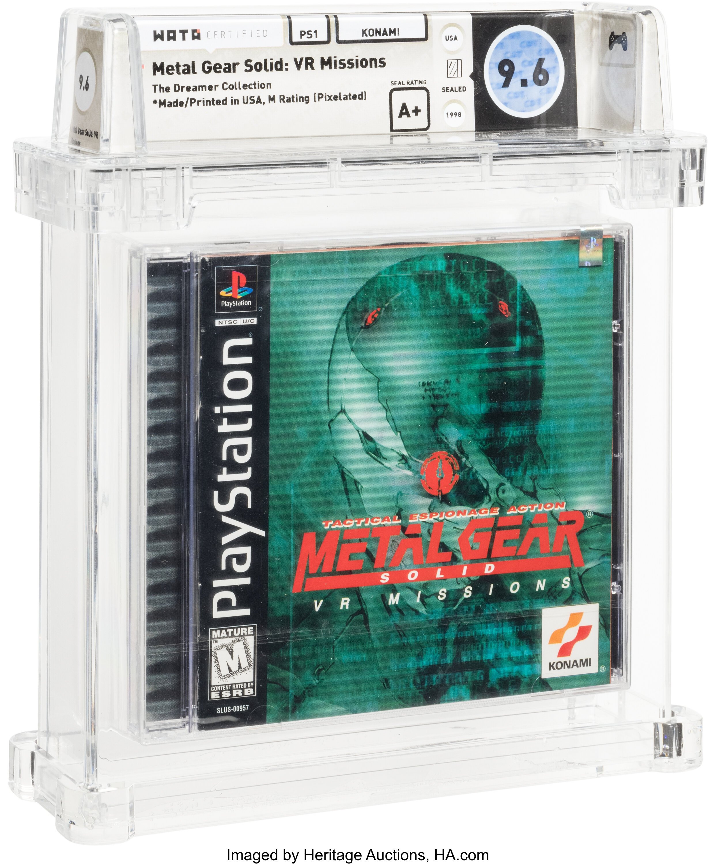 Metal Gear Solid: VR Missions (PS1) — PSA Pop & Prices
