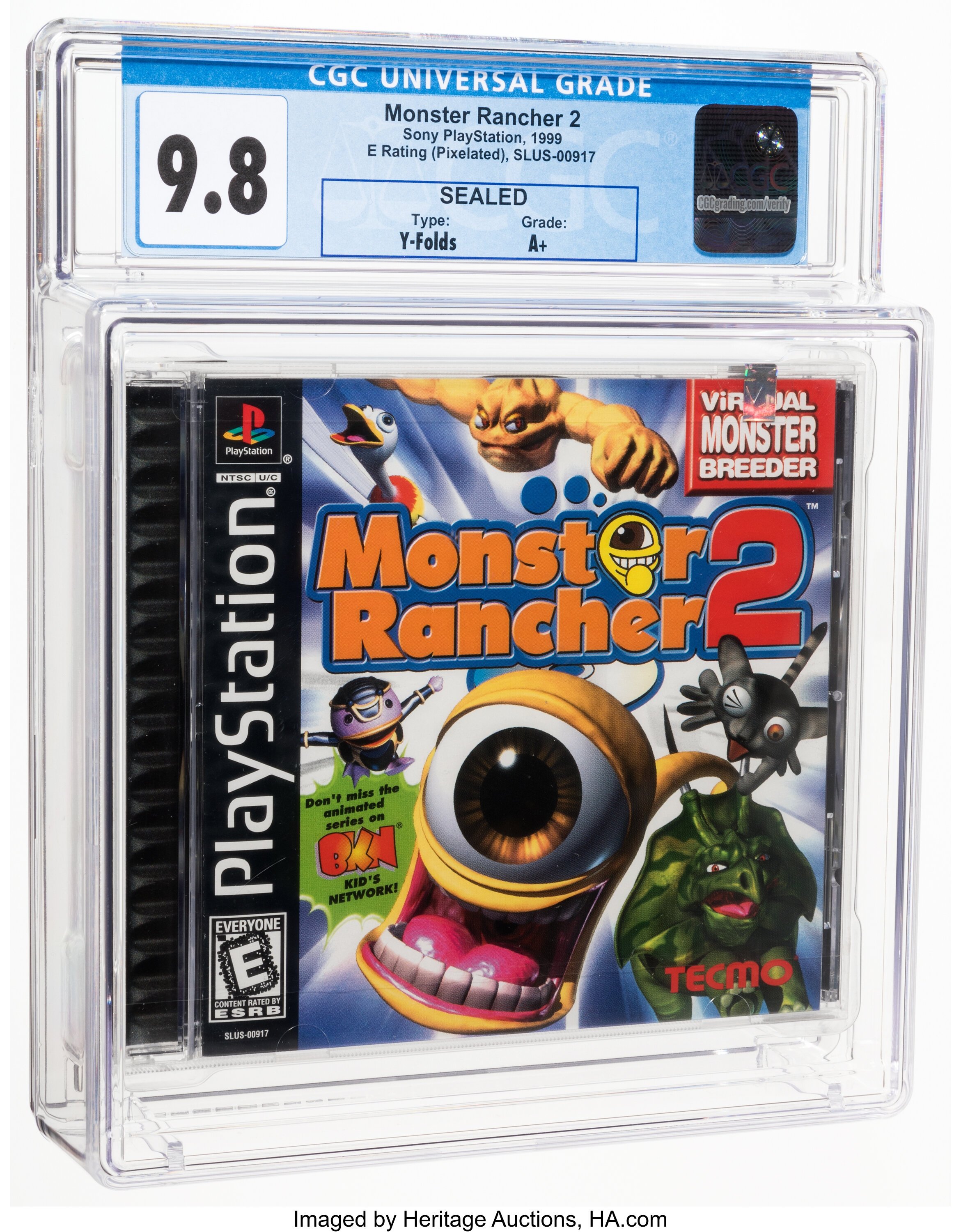 Monster Rancher 2 (PS1): PSA Pop Report & Prices