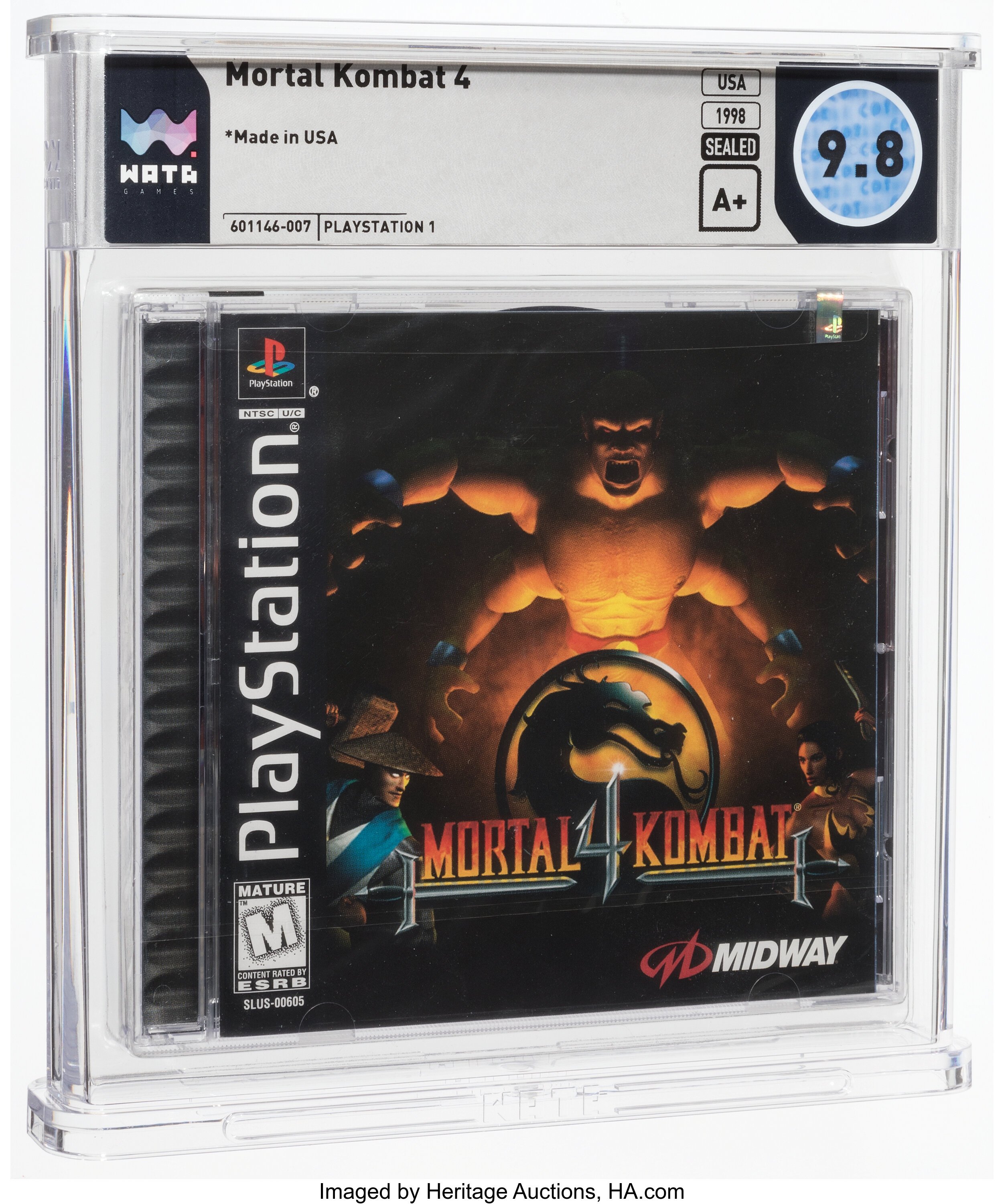 Mortal Kombat 4 (PS1): PSA Pop Report & Prices