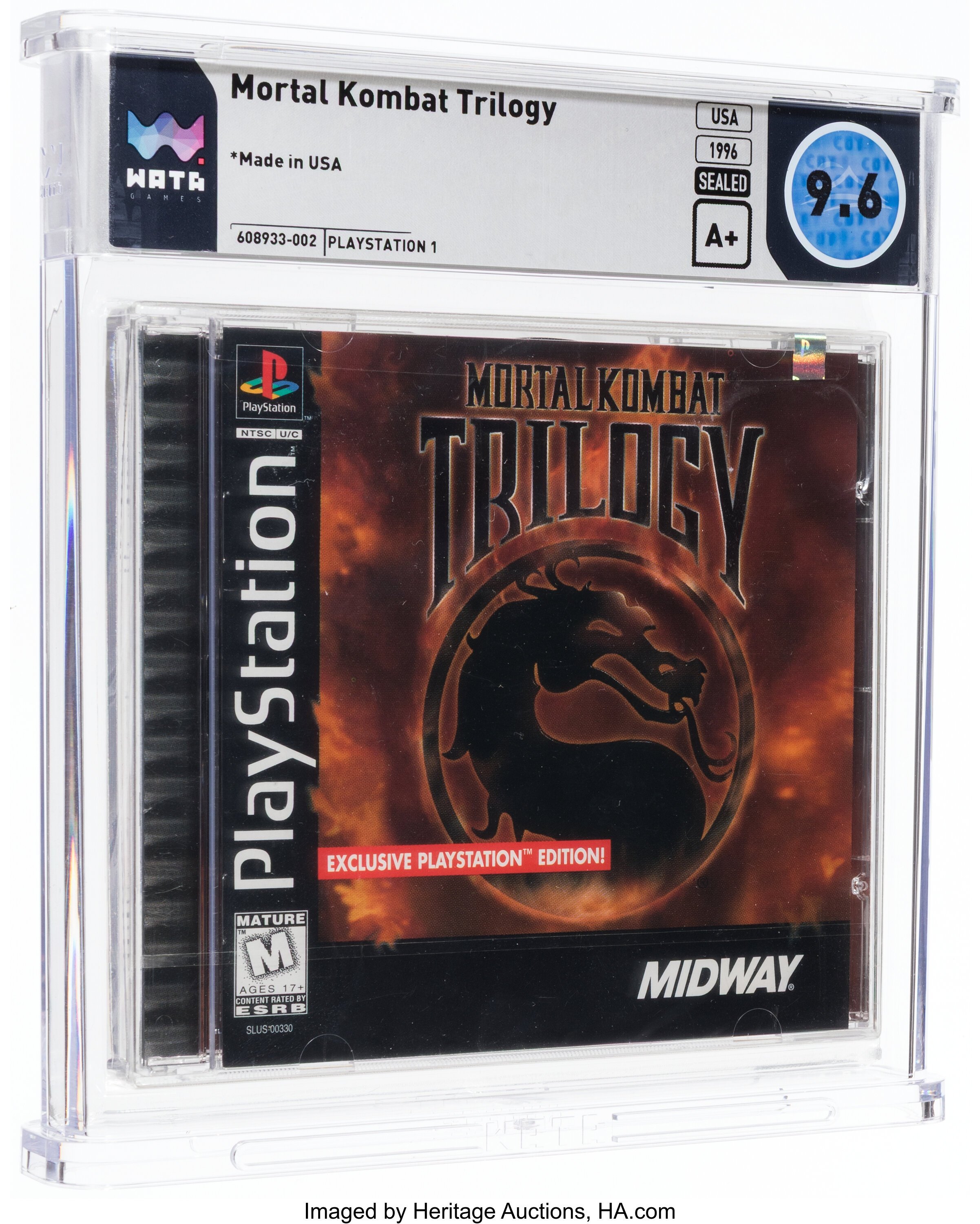 Mortal Kombat Trilogy (PS1): PSA Pop Report & Prices