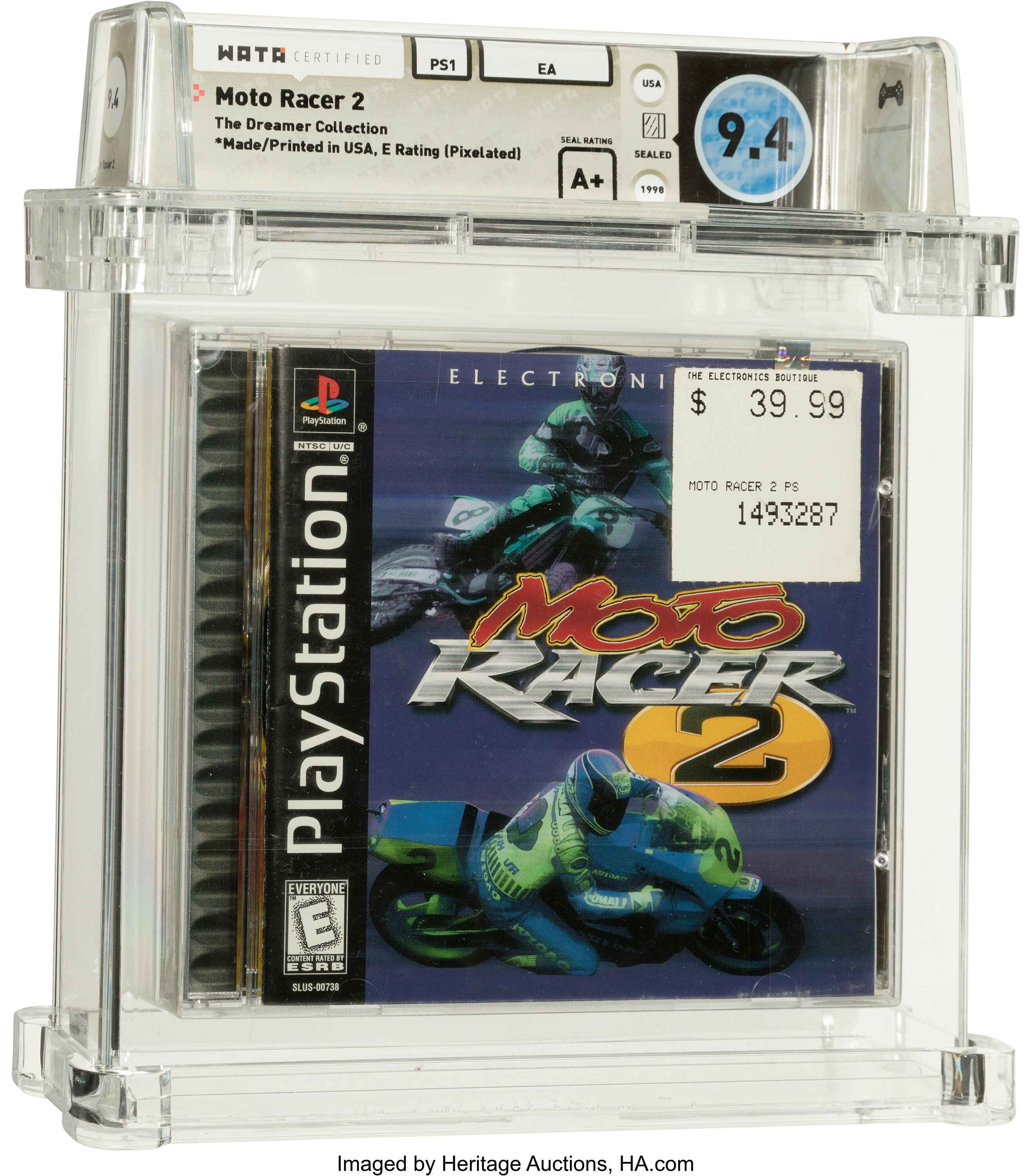 Moto Racer 2 (PS1): PSA Pop Report & Prices